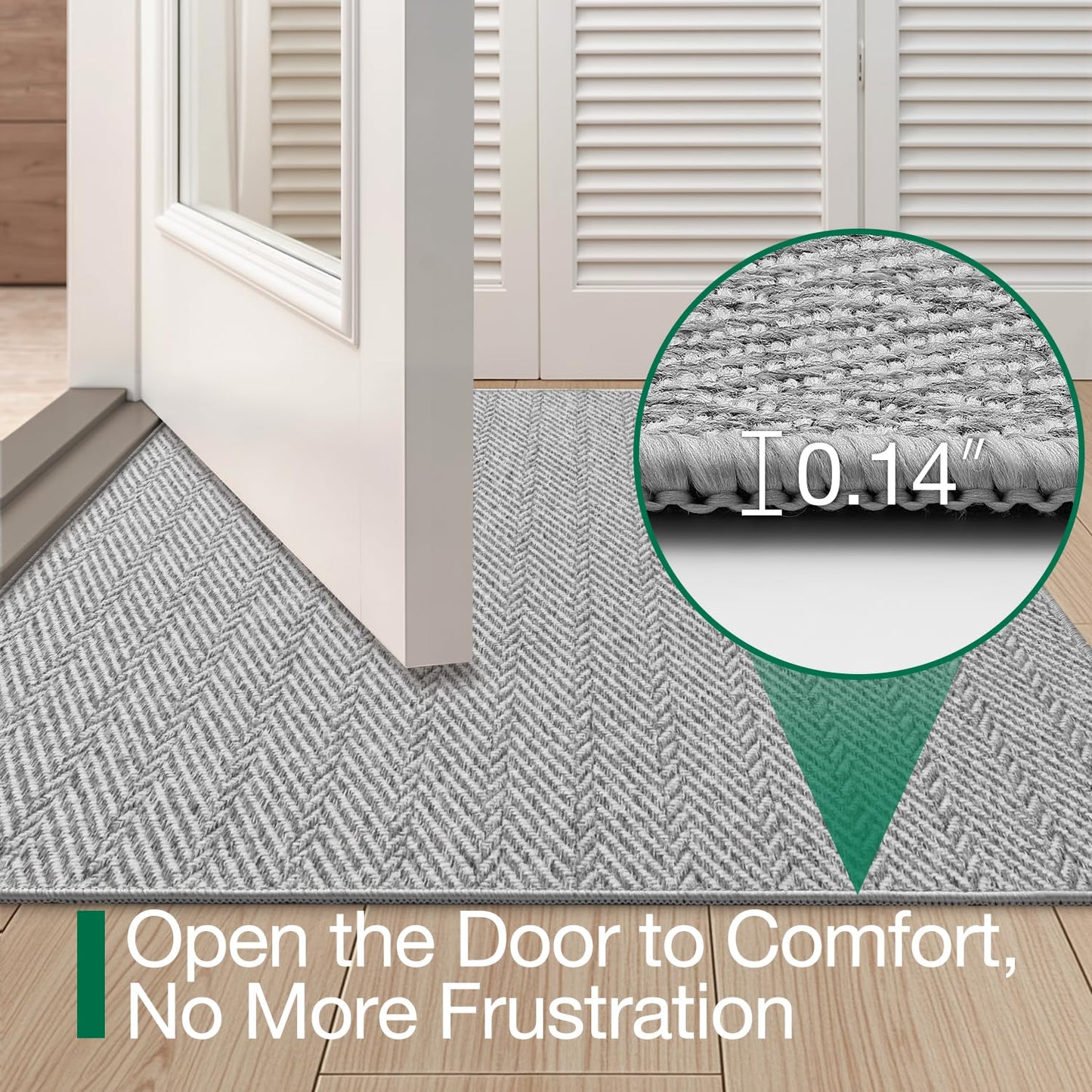 Ultra Thin Door Mat, Reality & Illusion Collection