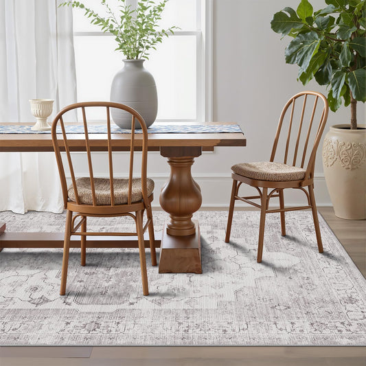 Area Rug Traditional Vintage Series Nomad Haze, Modern Area Rugs for Living Room