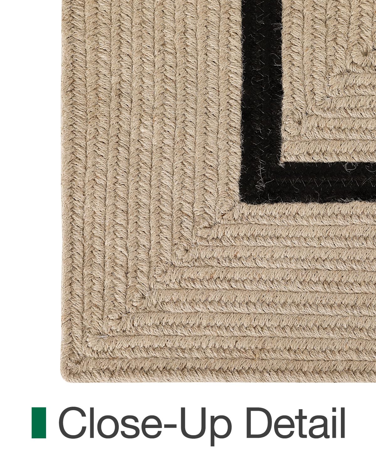 Jute Runner Rug, Natural Braided Woven Rugs, Jute Scape Series
