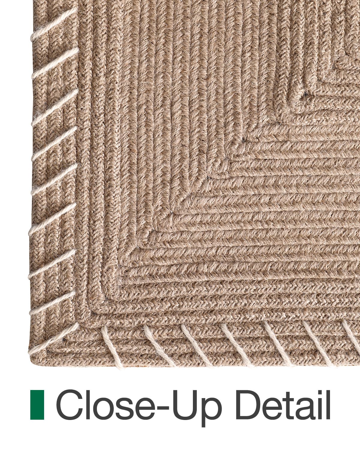 Jute Door Mat, Warm Tone Haven Series