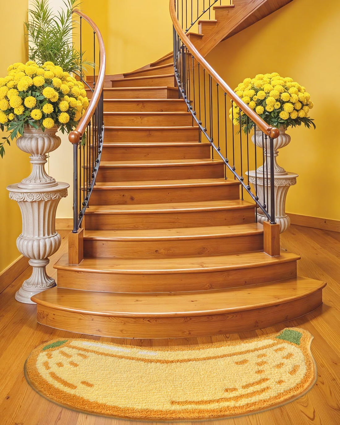 LUMI Lucky Banana Decor Rug: Step Into Daily Good Fortune