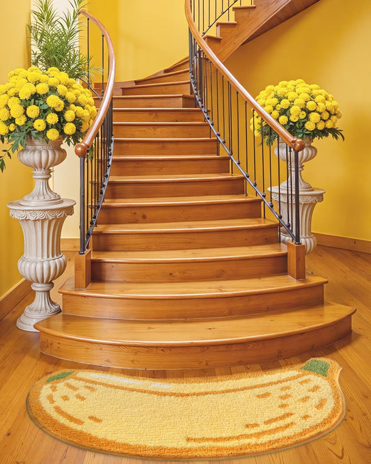 LUMI Lucky Banana Decor Rug: Step Into Daily Good Fortune