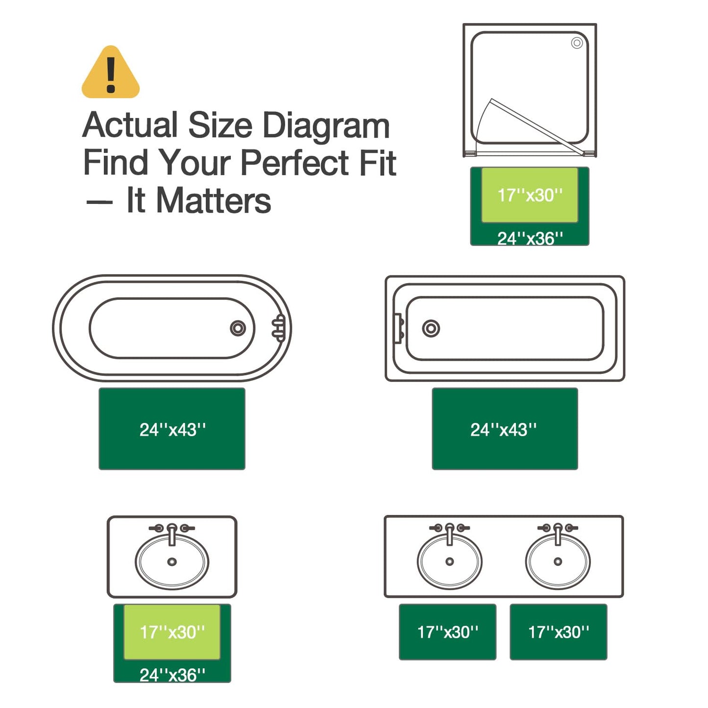 Bathroom Rug Modern Aesthetic Dorothy Series