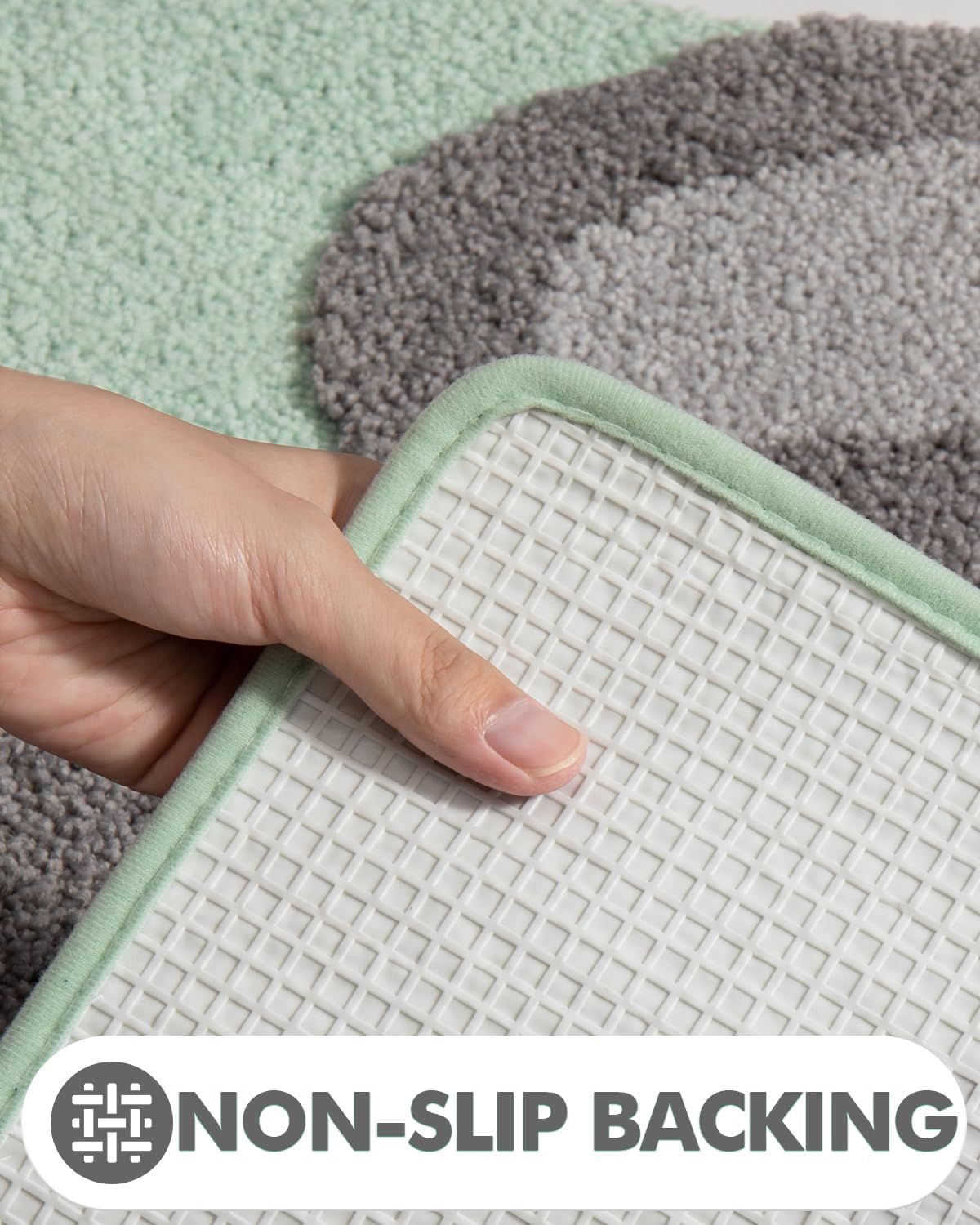 LUMI Cute Animal Bathroom Rugs, Plush Absorbent Bath Mats for Bathroom, Non-Slip Backing Washable Bath Mat, Ideal for Shower Sink Bathtub Room Decor, 18"x29", Koala