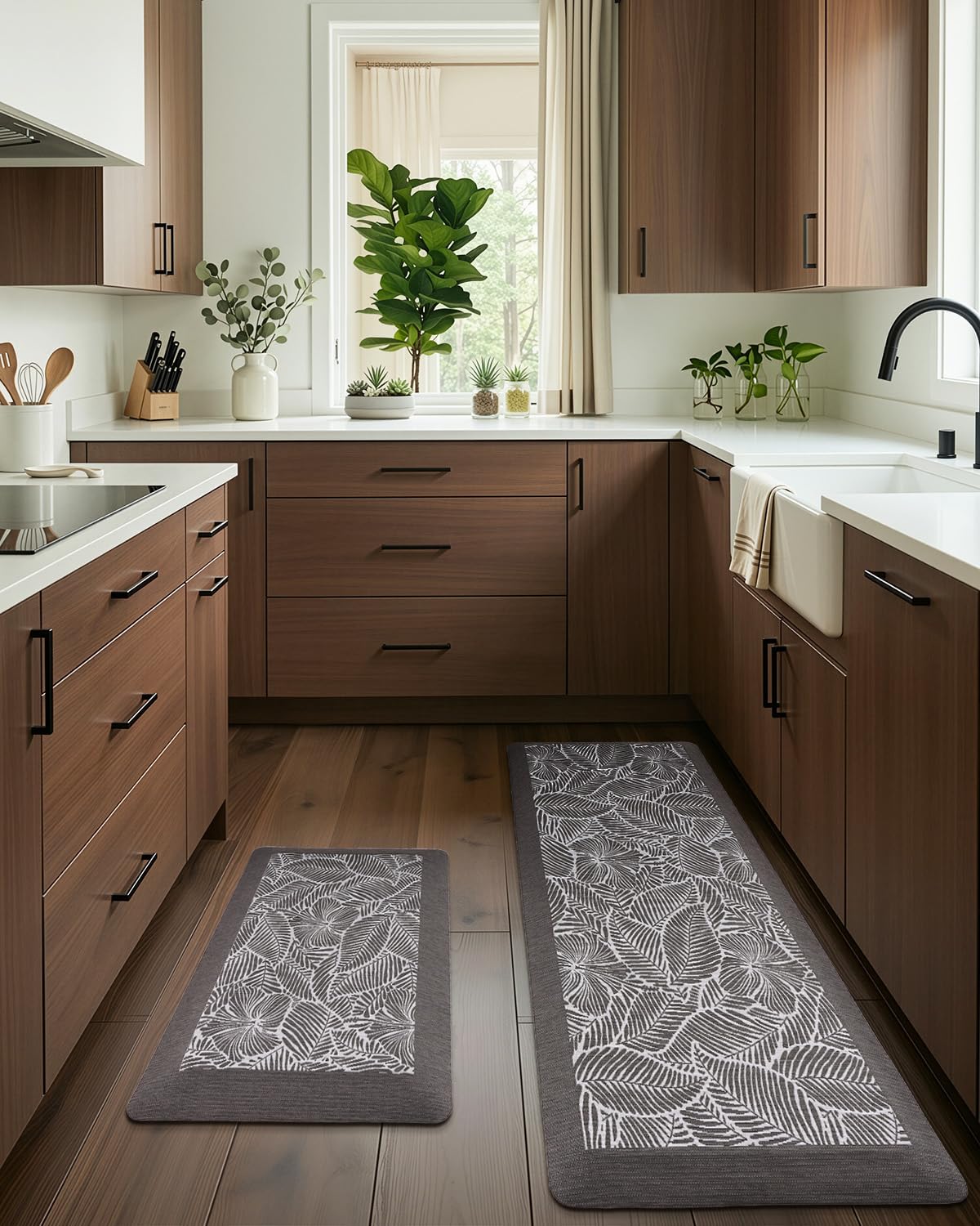 LUMI Kitchen Mat, Ultra-Soft Non-Slip Rugs for Standing Comfort in Desk Office, Sink, Laundry Areas, 20"x32" Waterproof Stain Resistant Floor Pad