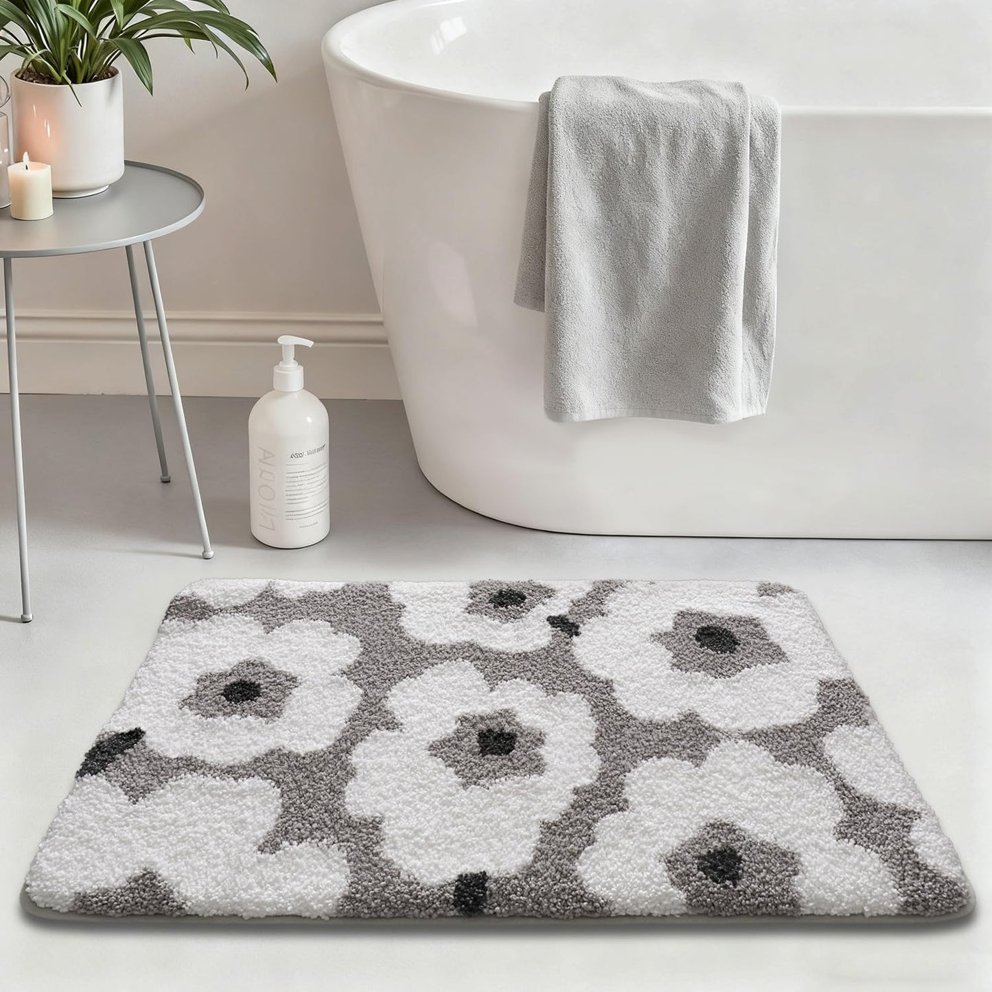 Bathroom Rugs Vivid Plants Collection