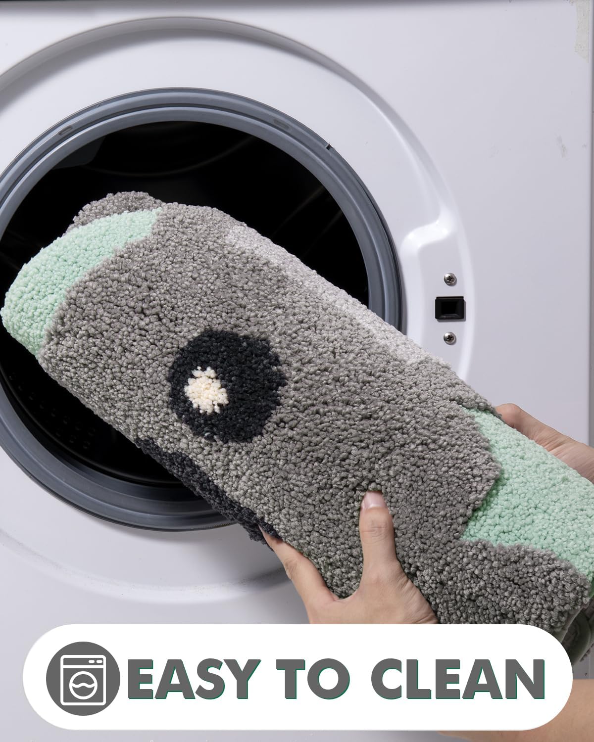 LUMI Cute Animal Bathroom Rugs, Plush Absorbent Bath Mats for Bathroom, Non-Slip Backing Washable Bath Mat, Ideal for Shower Sink Bathtub Room Decor, 18"x29", Koala