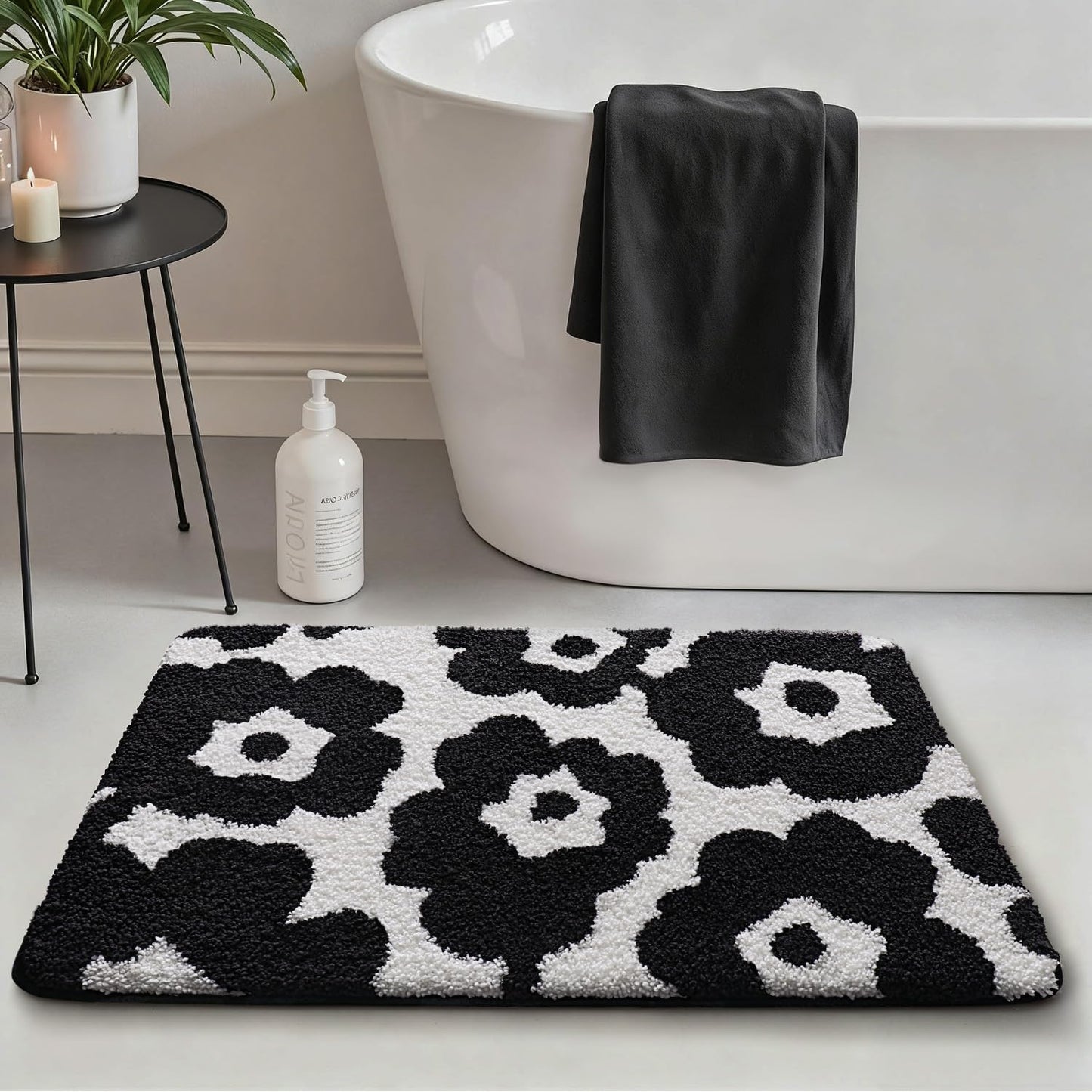 Bathroom Rugs Vivid Plants Collection