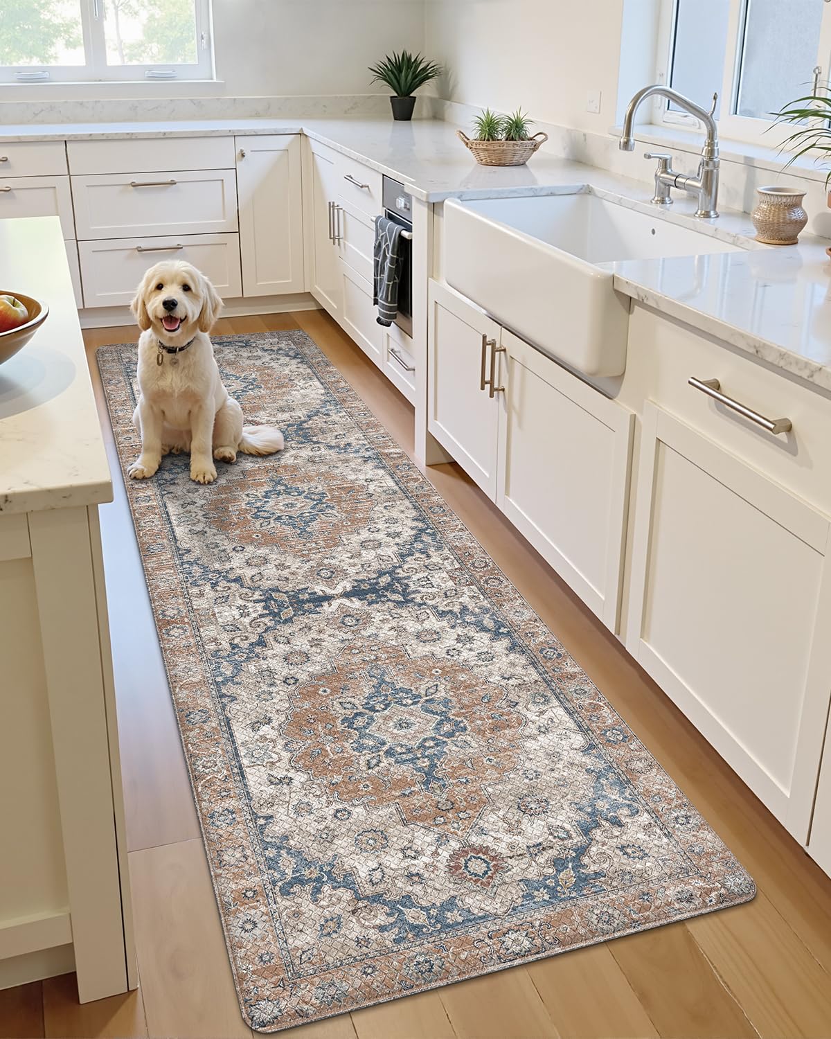 Kitchen Anti Fatigue Mat,  Cushioned Memory Foam Padded, Floor Runner for Home