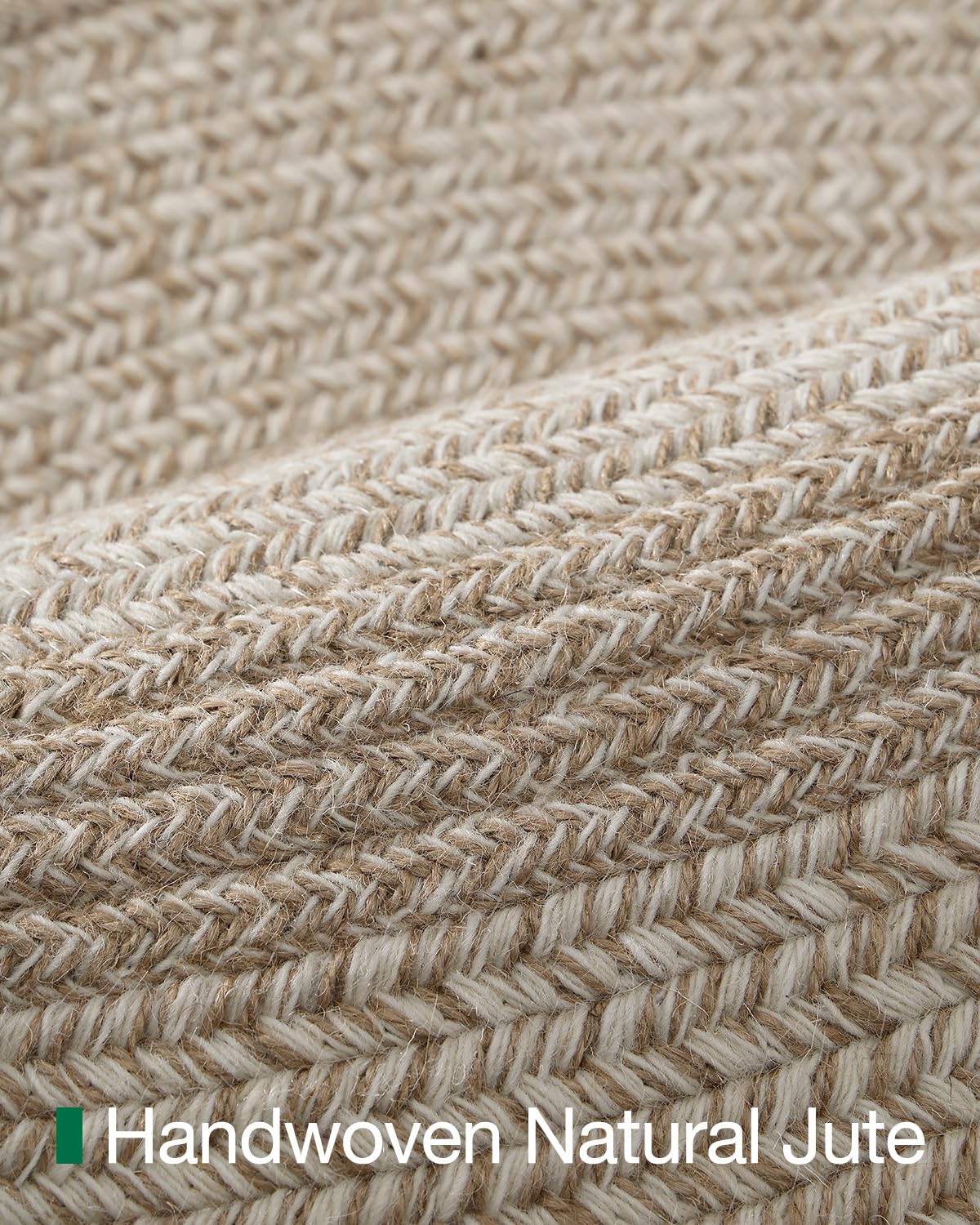 Jute Area Rug, Natural Braided Woven Rugs, Patio Circle Jute Series