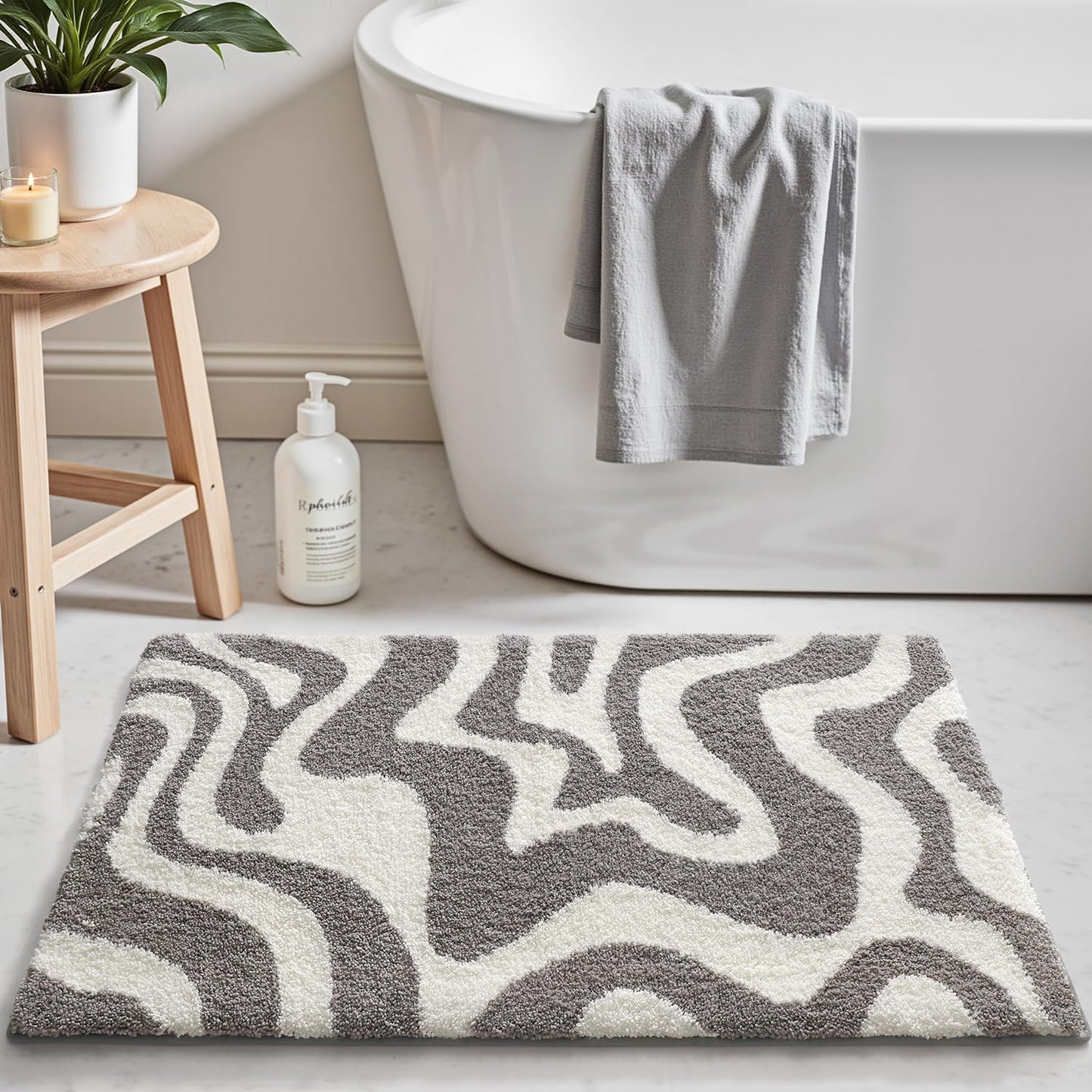 Bathroom Rug Modern Aesthetic Dorothy Series