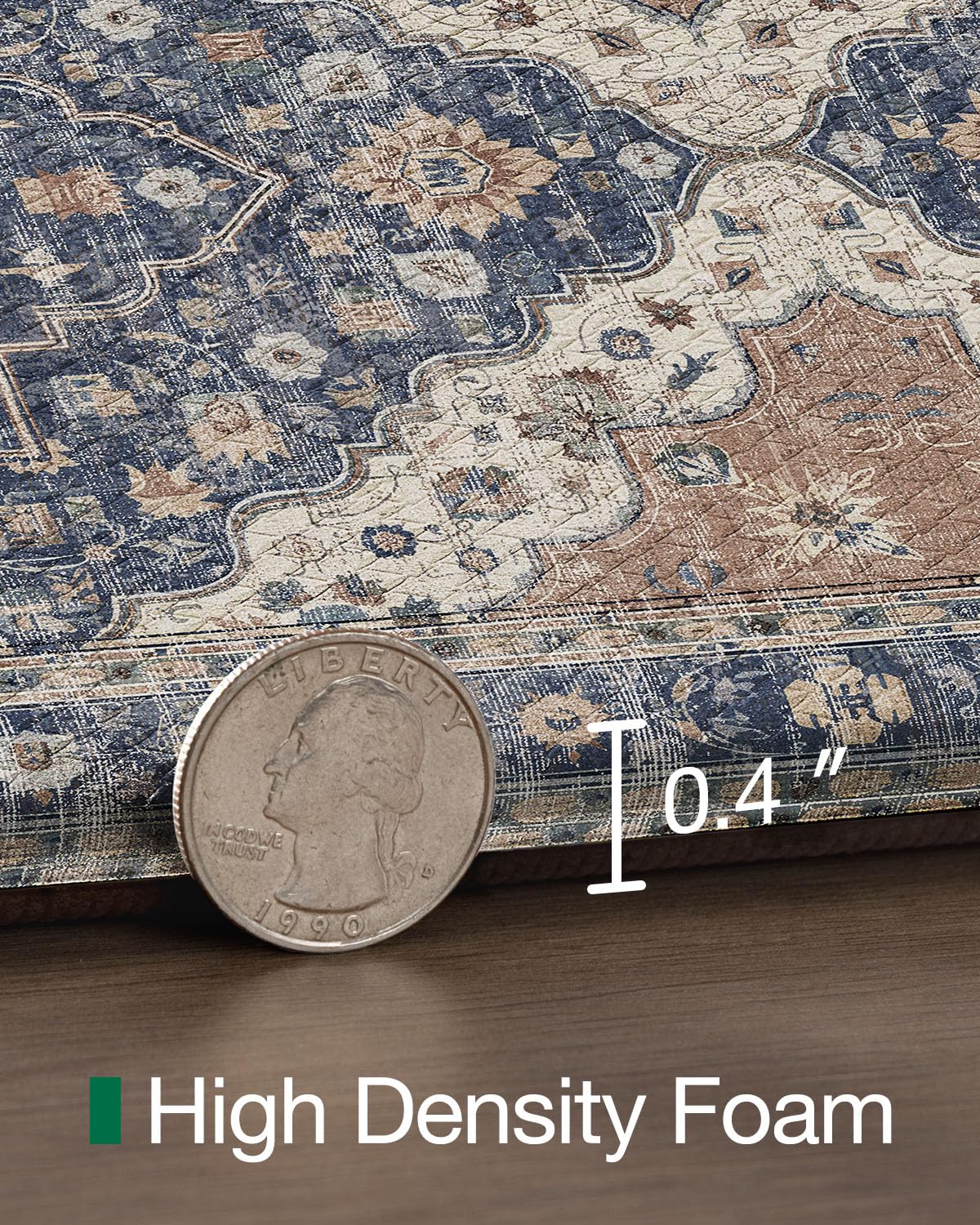 Kitchen Anti Fatigue Mat,  Cushioned Memory Foam Padded, Floor Runner for Home