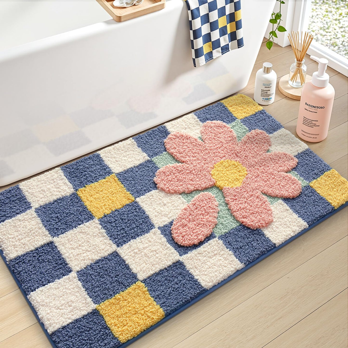 Bathroom Rugs Vivid Plants Collection