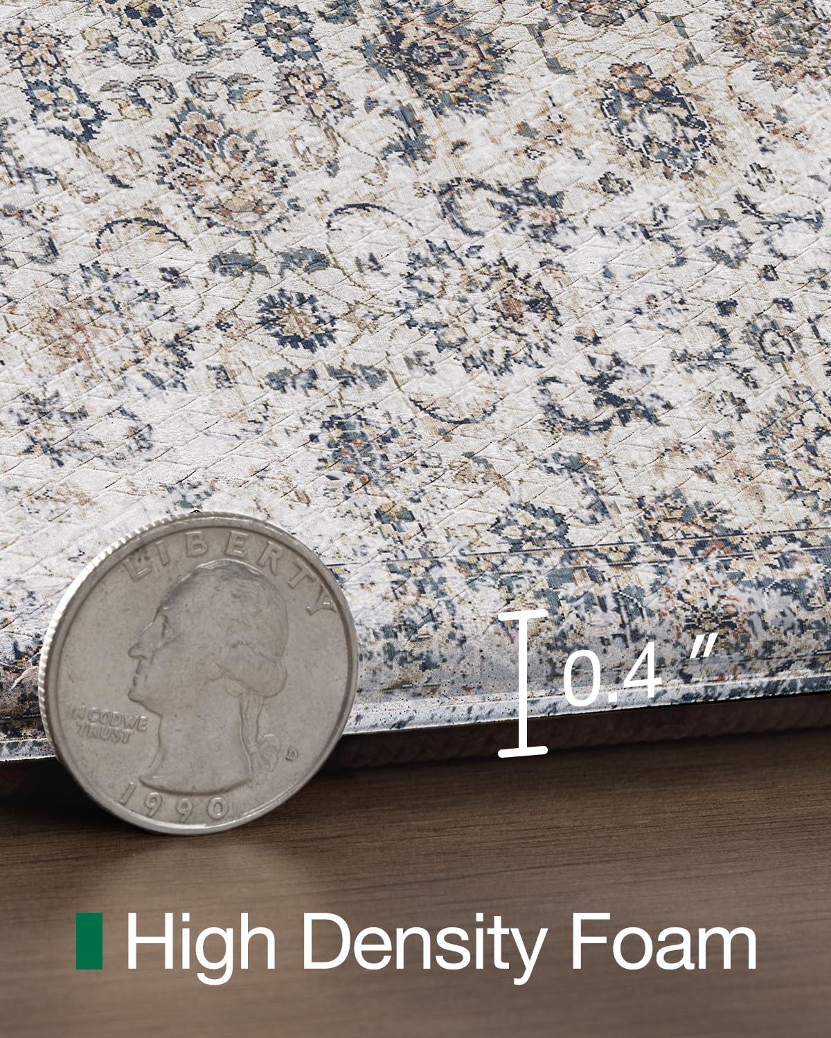 Kitchen Anti Fatigue Mat,  Cushioned Memory Foam Padded, Floor Runner for Home