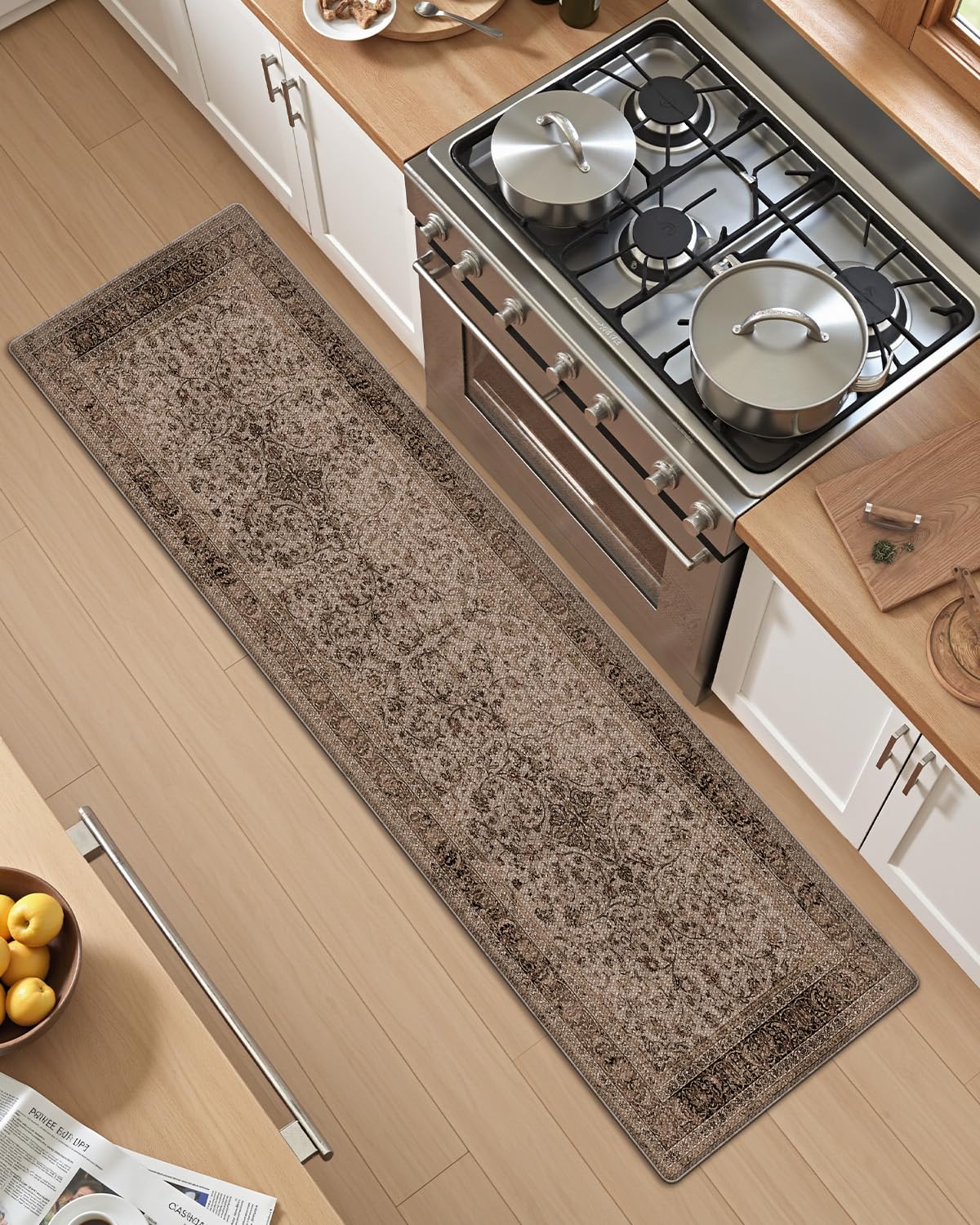 Kitchen Anti Fatigue Mat,  Cushioned Memory Foam Padded, Floor Runner for Home