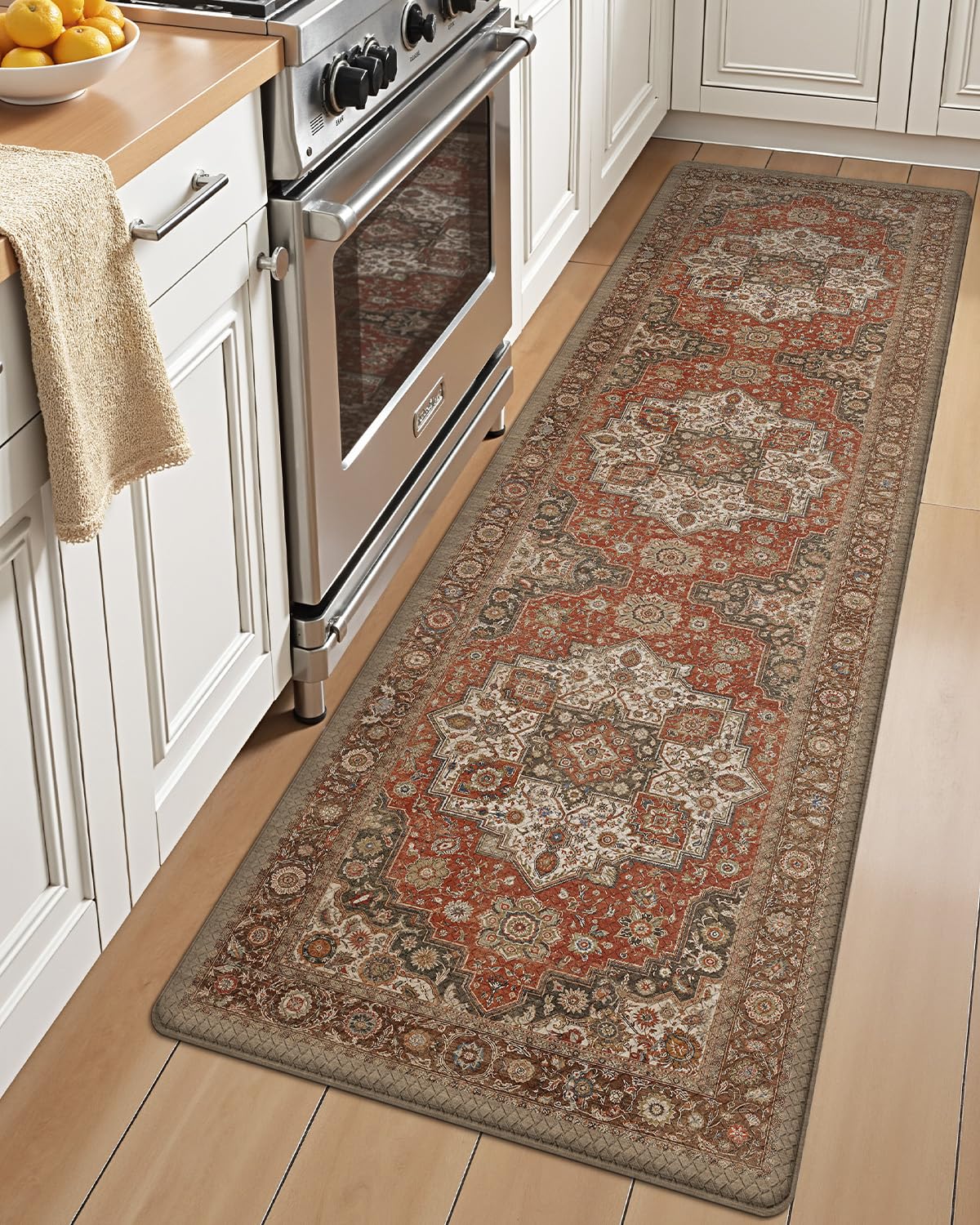 Kitchen Anti Fatigue Mat,  Cushioned Memory Foam Padded, Floor Runner for Home