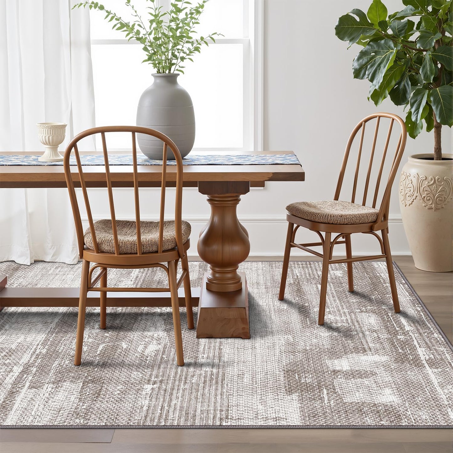 Area Rug Traditional Vintage Series Retro Grain