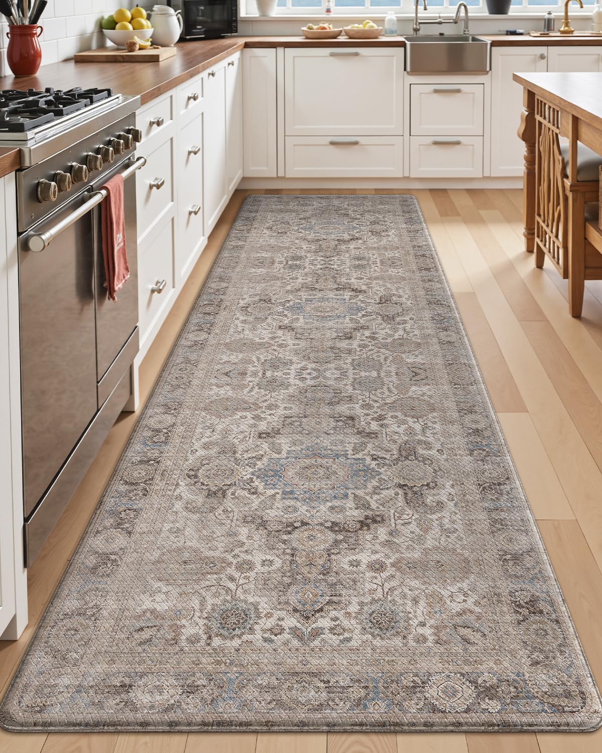 Kitchen Anti Fatigue Mat,  Cushioned Memory Foam Padded, Floor Runner for Home