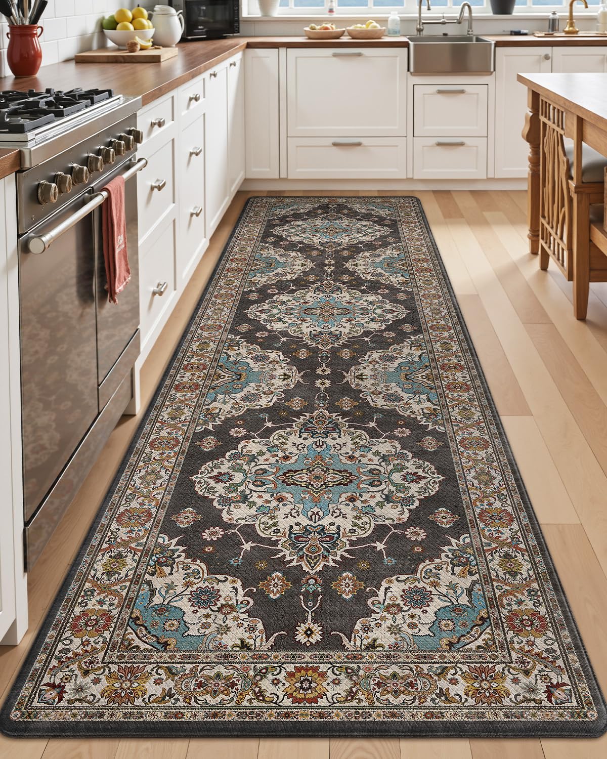 Kitchen Anti Fatigue Mat,  Cushioned Memory Foam Padded, Floor Runner for Home
