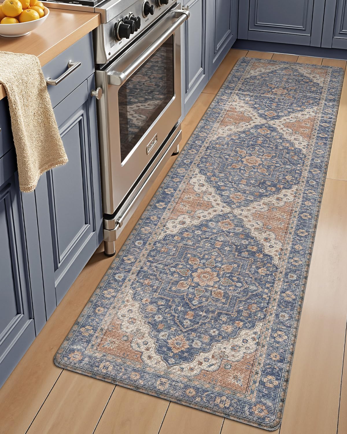 Kitchen Anti Fatigue Mat,  Cushioned Memory Foam Padded, Floor Runner for Home