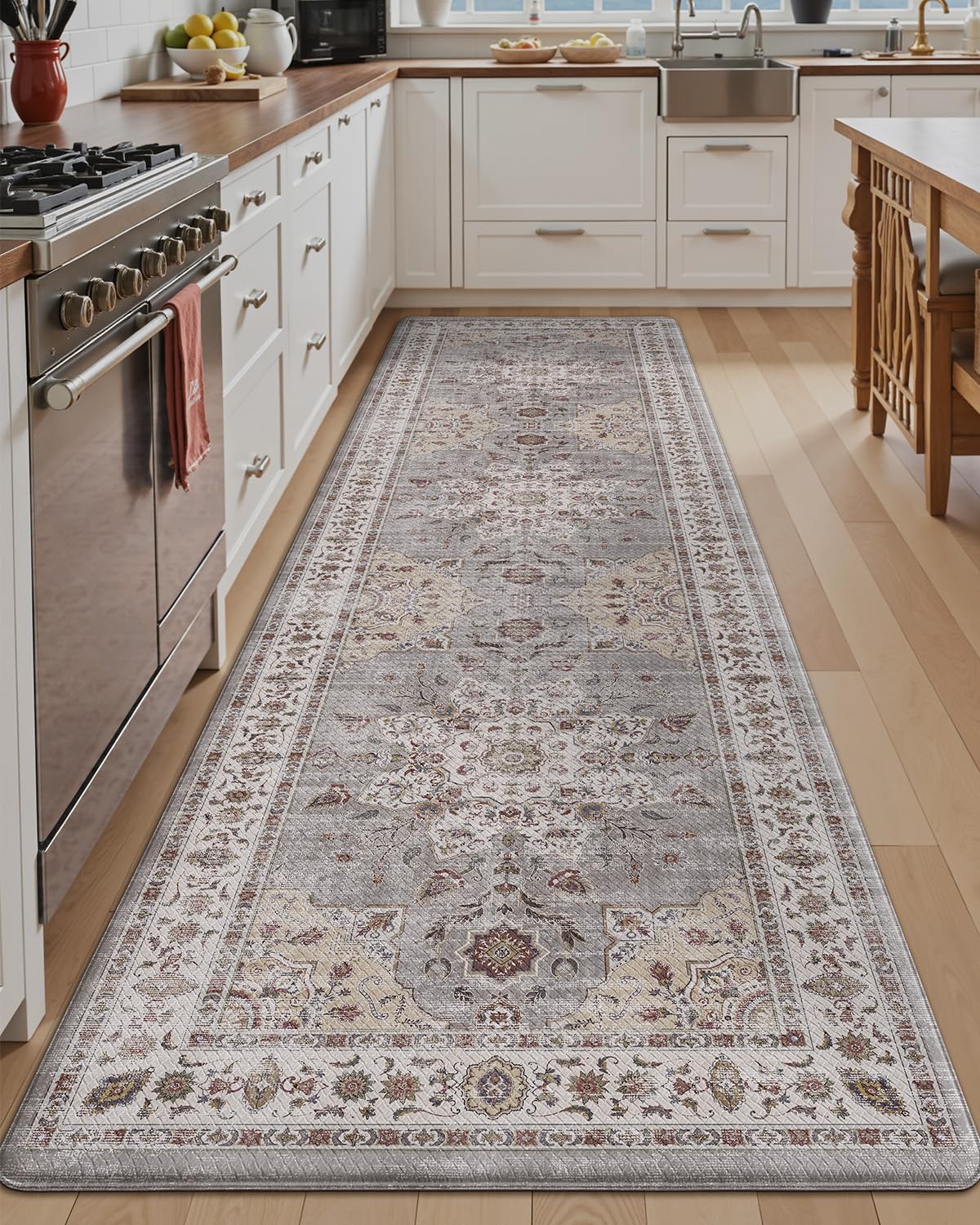 Kitchen Anti Fatigue Mat,  Cushioned Memory Foam Padded, Floor Runner for Home