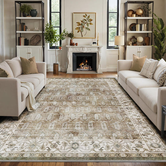 Area Rug Traditional Vintage Series Retro Meadow
