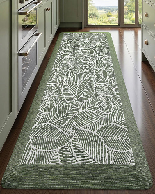 LUMI Kitchen Mat, Ultra-Soft Non-Slip Rugs for Standing Comfort in Desk Office, Sink, Laundry Areas, 20"x32" Waterproof Stain Resistant Floor Pad