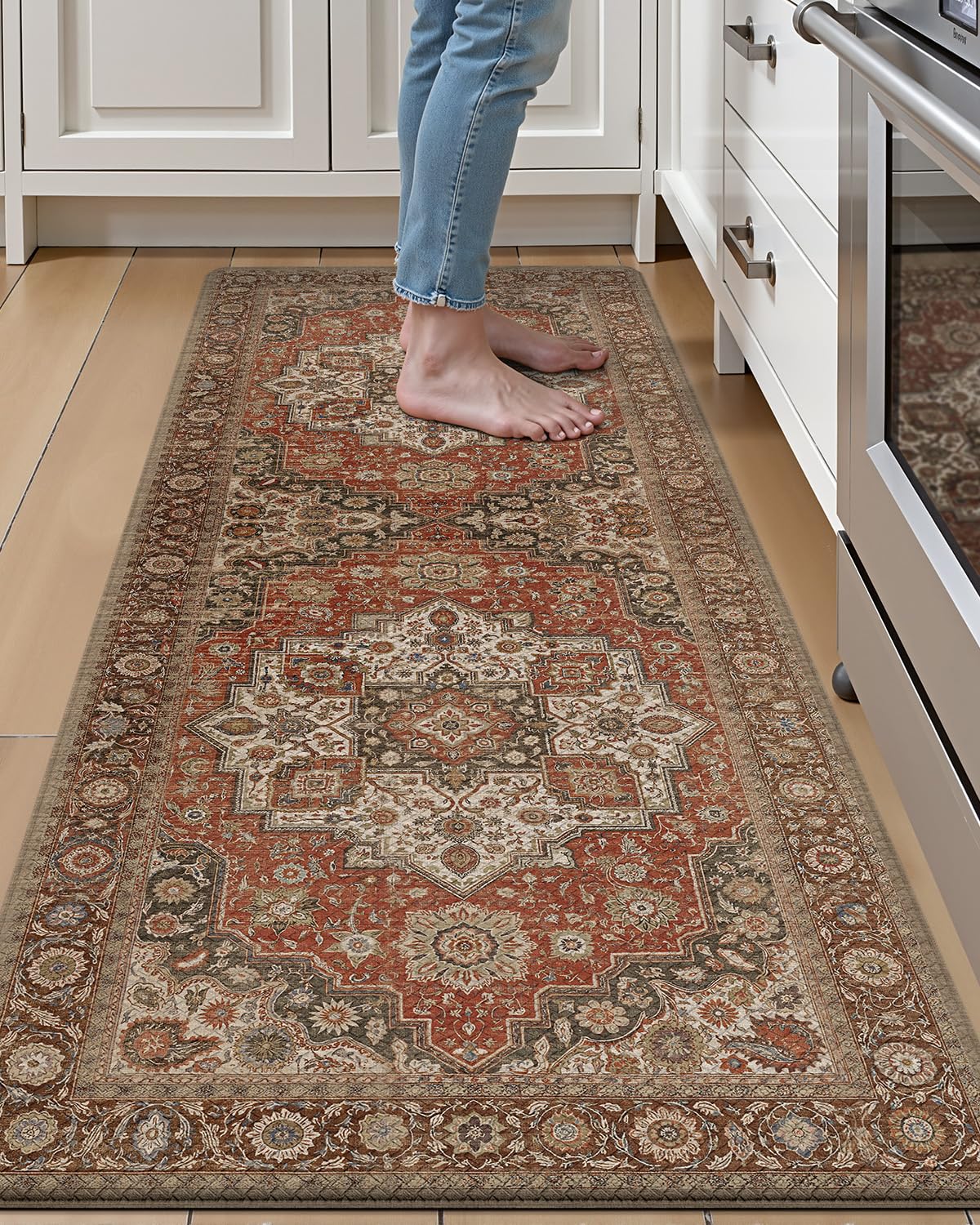 Kitchen Anti Fatigue Mat,  Cushioned Memory Foam Padded, Floor Runner for Home