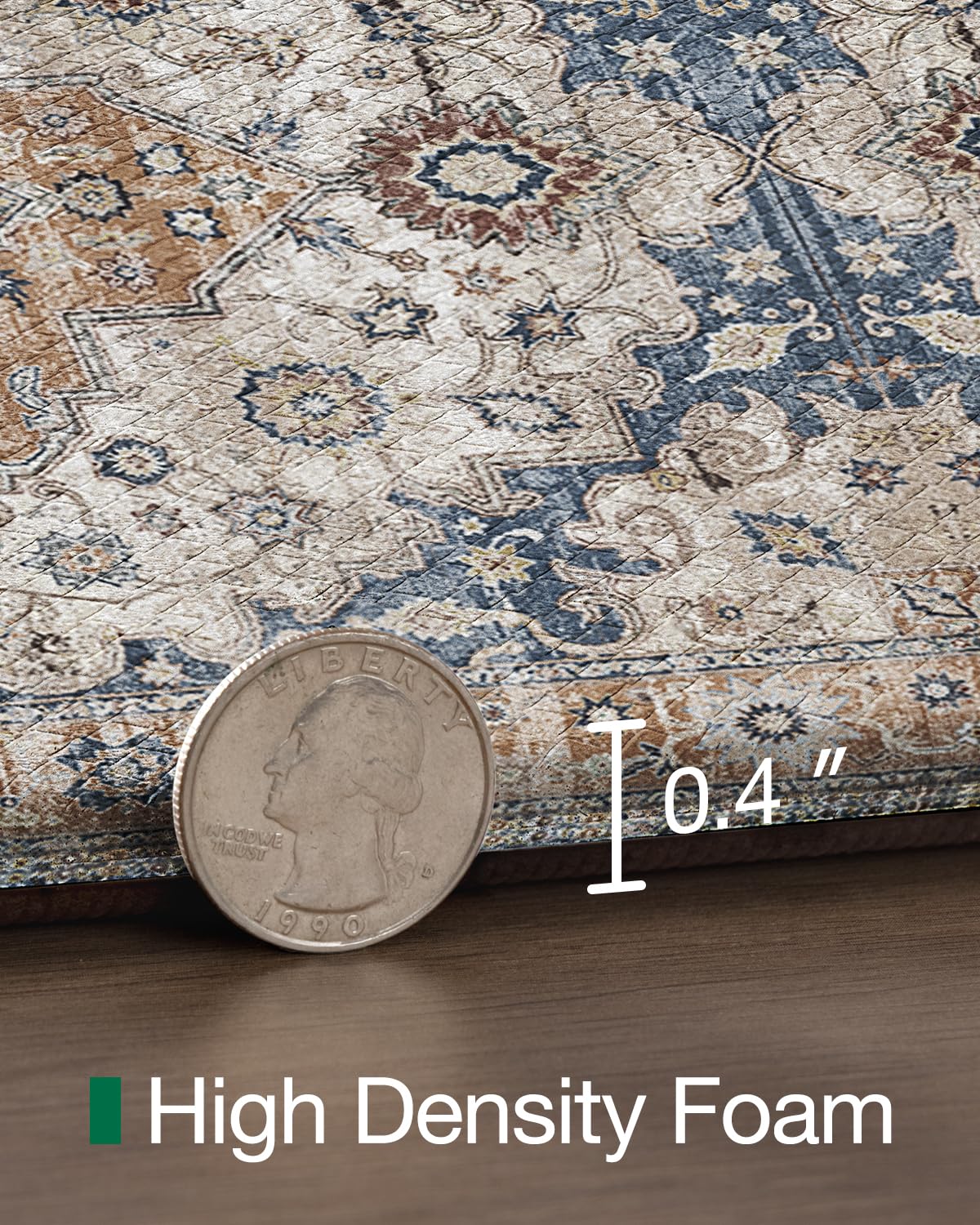 Kitchen Anti Fatigue Mat,  Cushioned Memory Foam Padded, Floor Runner for Home