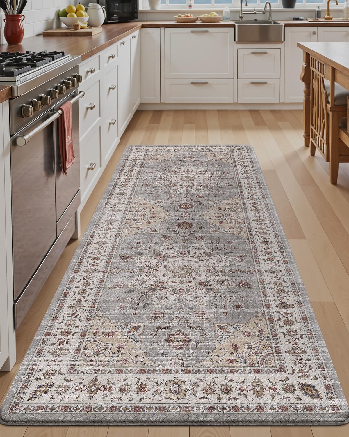 Kitchen Anti Fatigue Mat,  Cushioned Memory Foam Padded, Floor Runner for Home