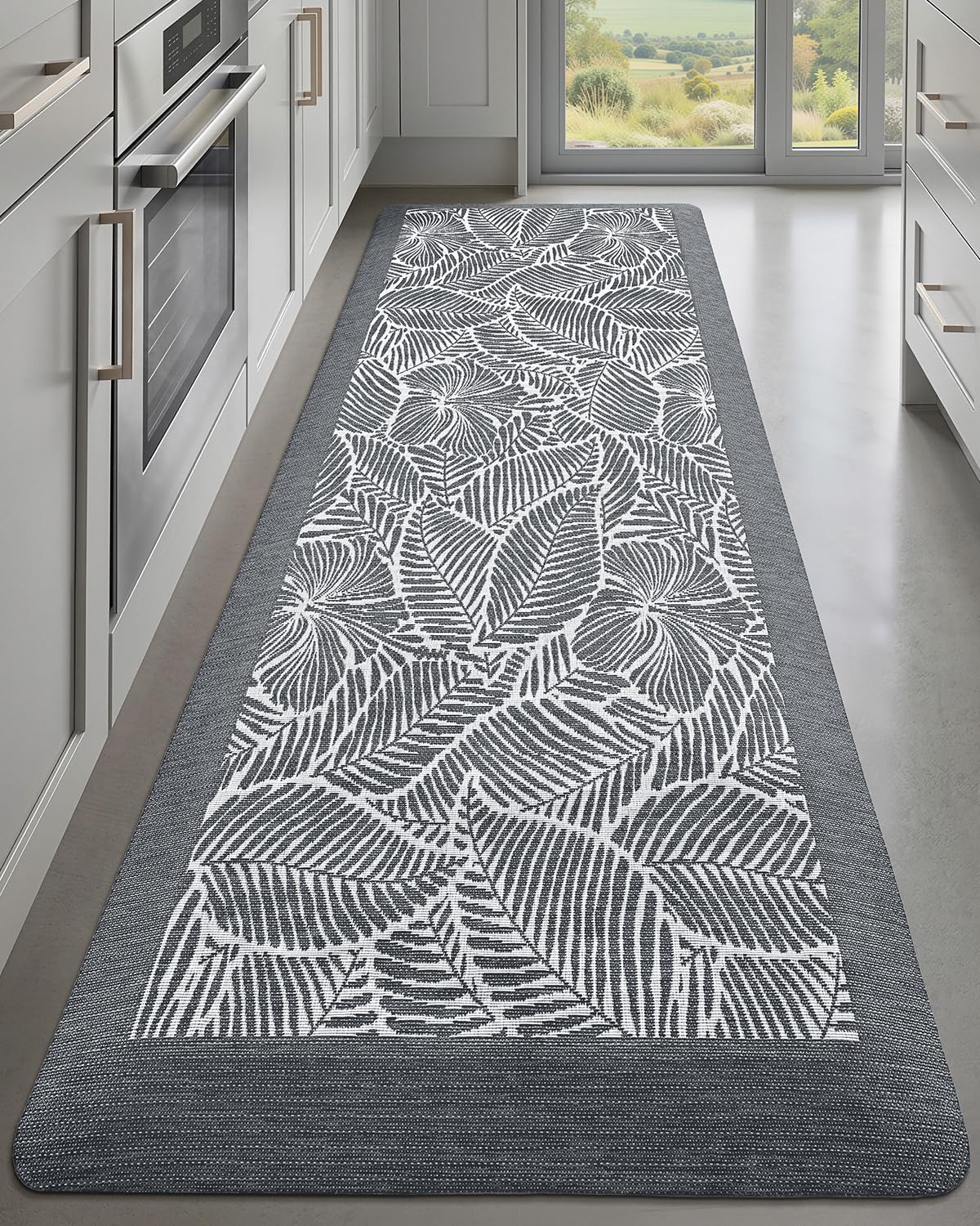LUMI Kitchen Mat, Ultra-Soft Non-Slip Rugs for Standing Comfort in Desk Office, Sink, Laundry Areas, 20"x32" Waterproof Stain Resistant Floor Pad