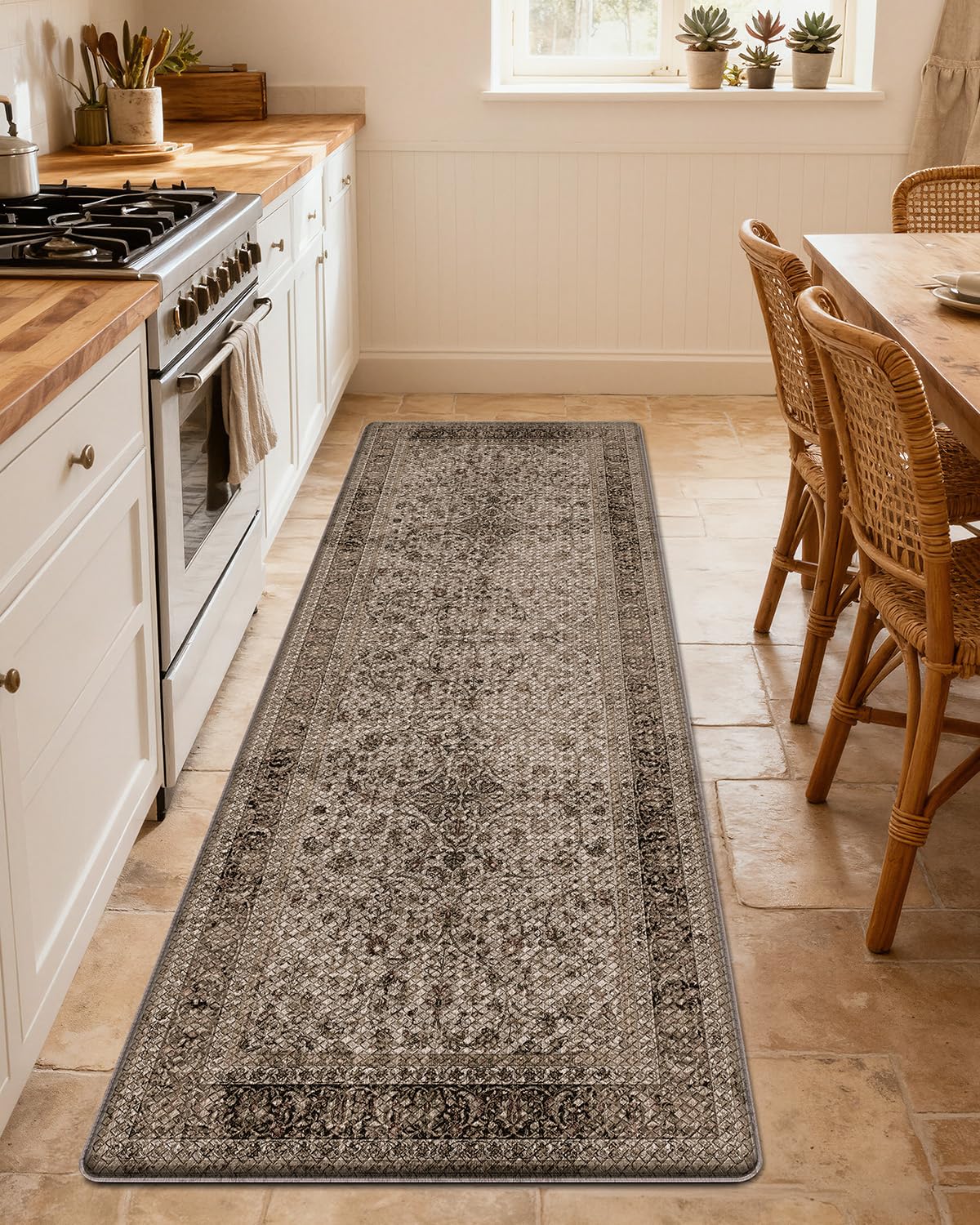 Kitchen Anti Fatigue Mat,  Cushioned Memory Foam Padded, Floor Runner for Home
