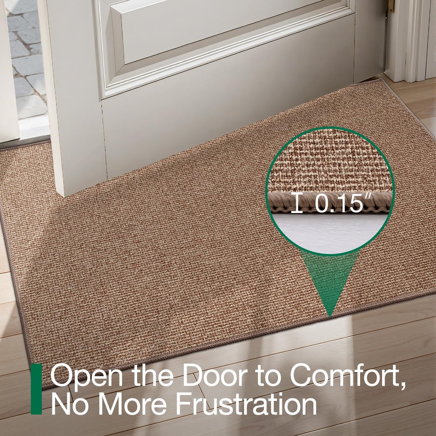 Doormat for Home Entrance, Absorbent & Stain-Resistant Mat, Fenian Series.