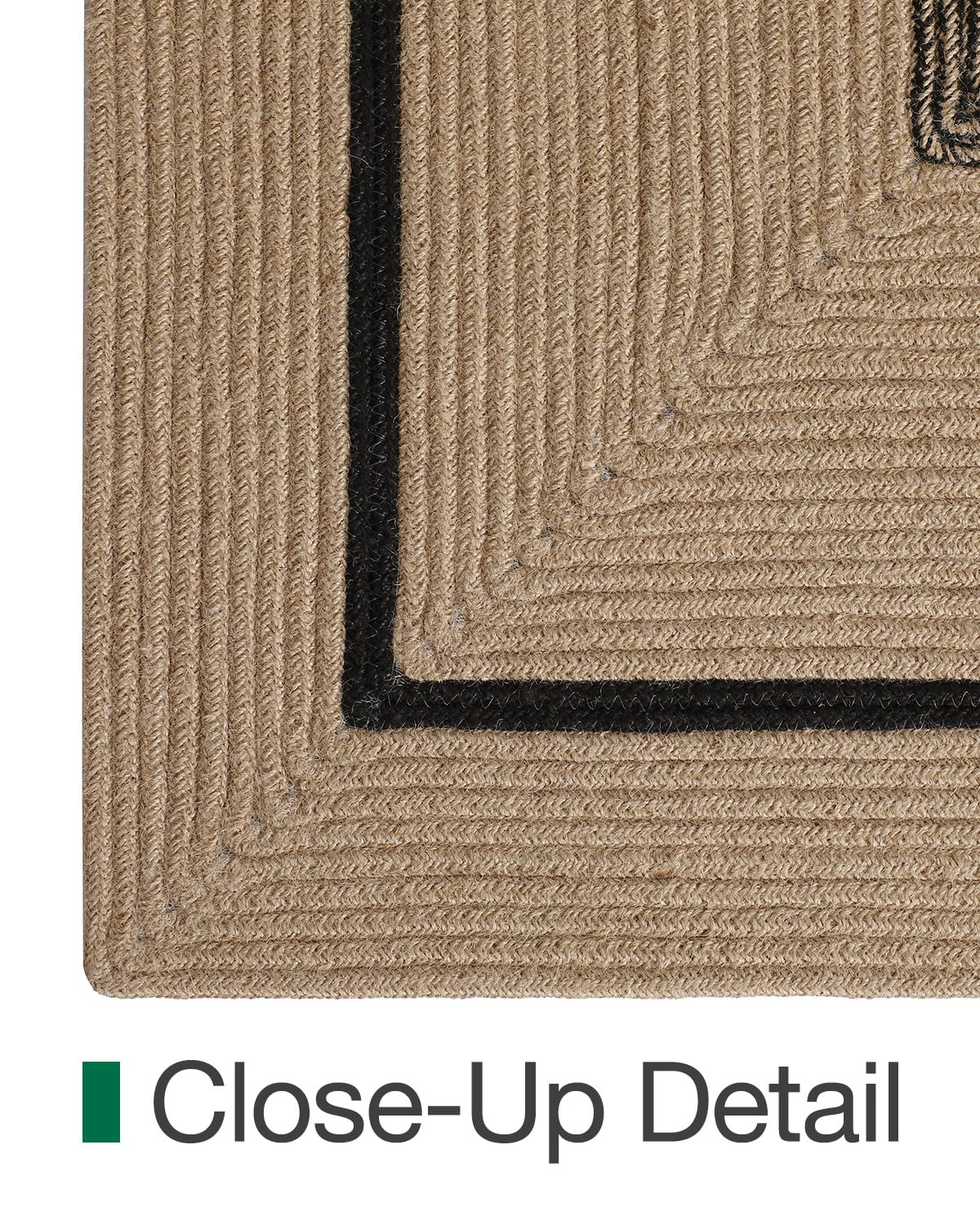 Jute Runner Rug, Natural Braided Woven Rugs, Jute Scape Series