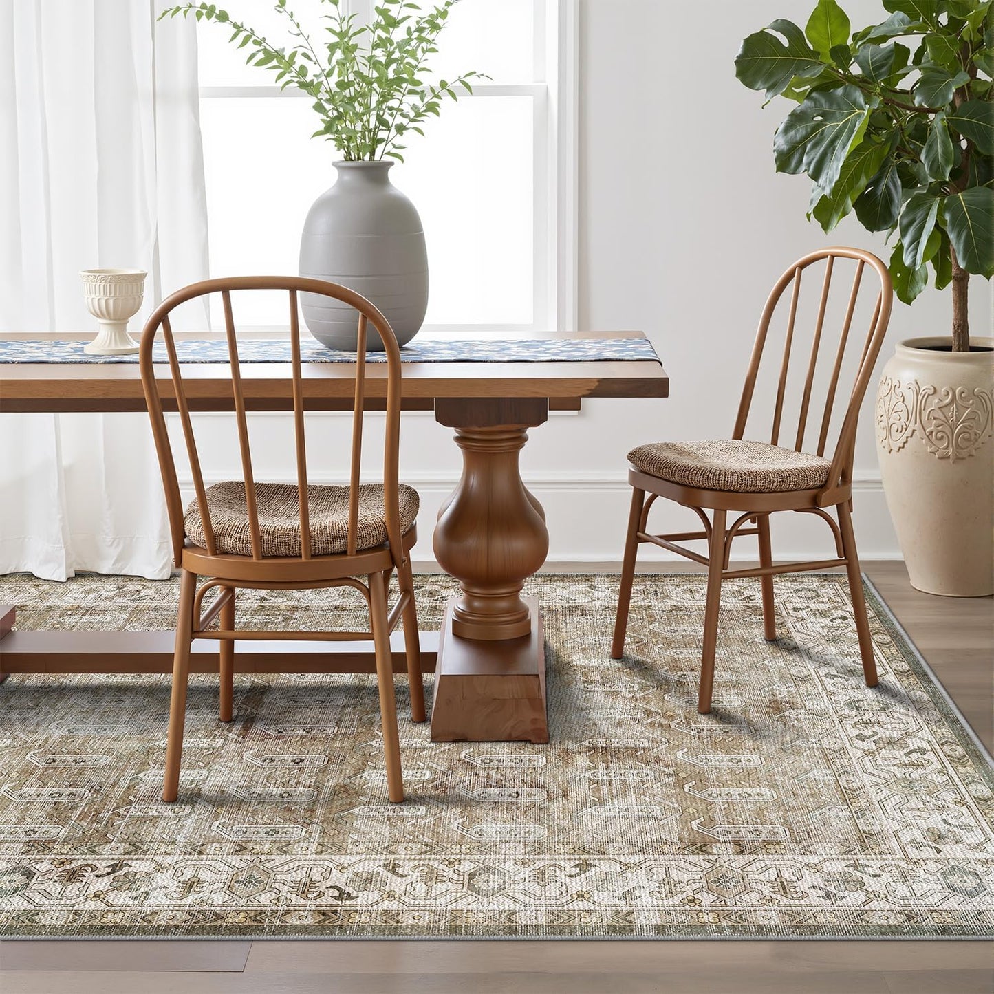 Area Rug Traditional Vintage Series Retro Meadow