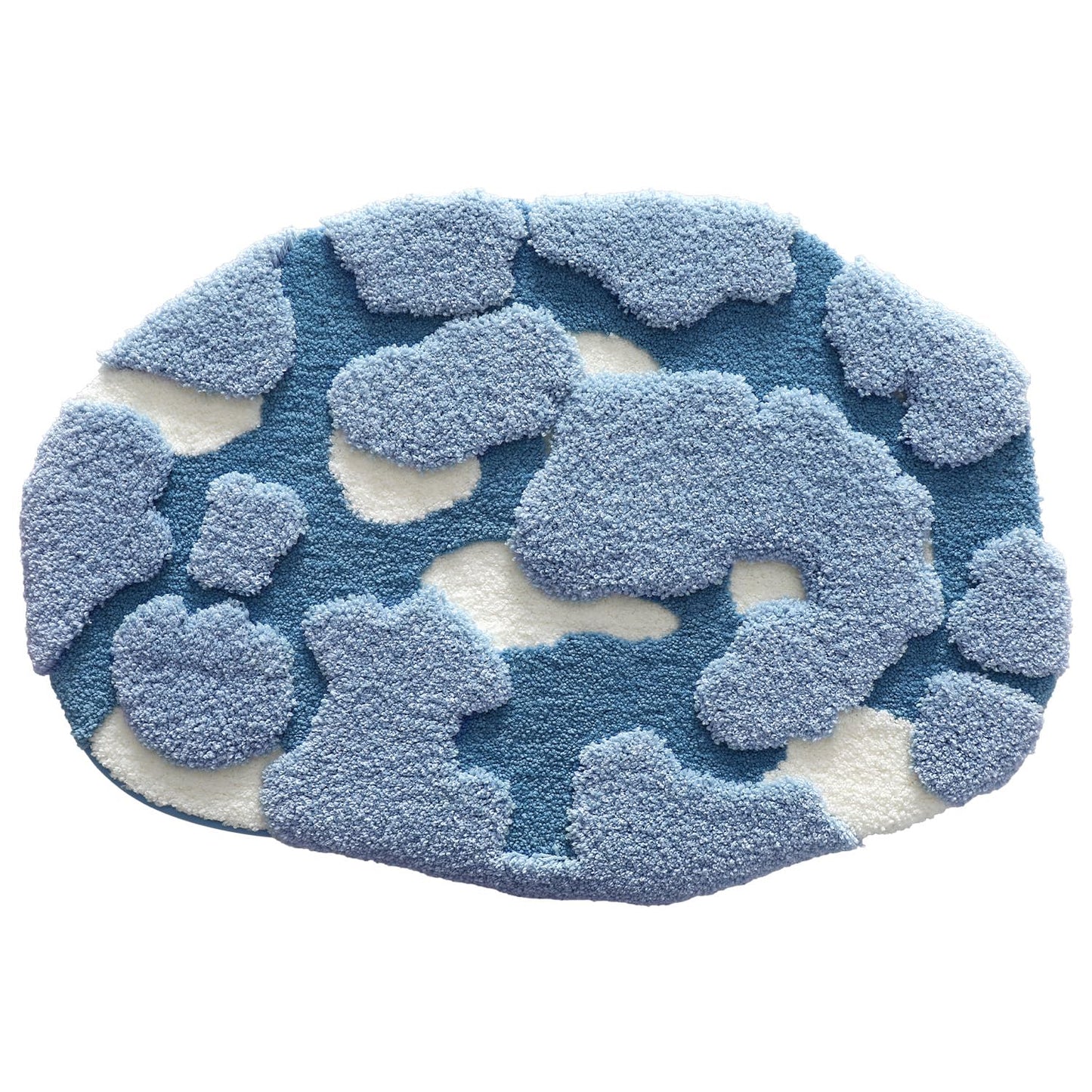 LUMI Forest Green Large Bathroom Rug, Soft Fluffy Bath Mat Non Slip, Quick Dry Absorbent Washable Carpet for Shower Floor, Bedroom, Kids Room, 24"x36"