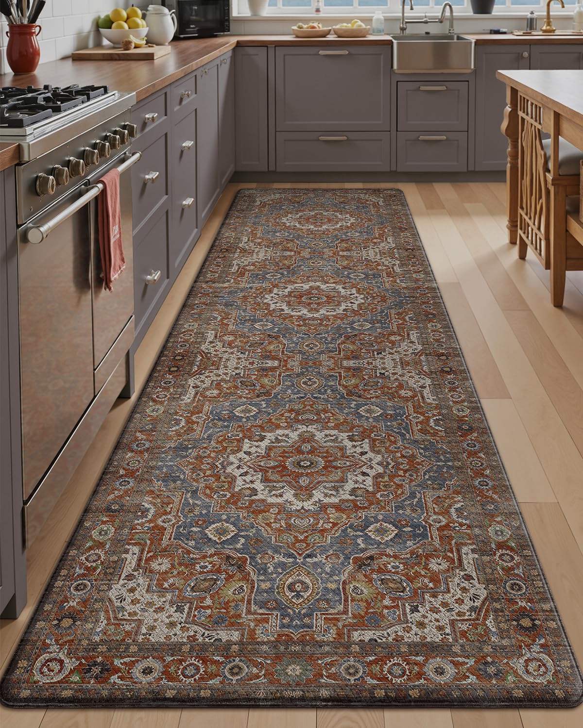 Kitchen Anti Fatigue Mat,  Cushioned Memory Foam Padded, Floor Runner for Home
