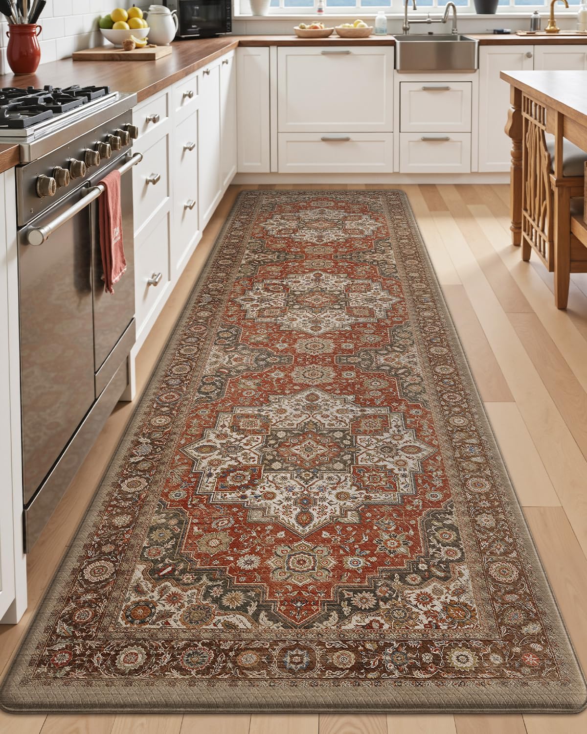 Kitchen Anti Fatigue Mat,  Cushioned Memory Foam Padded, Floor Runner for Home