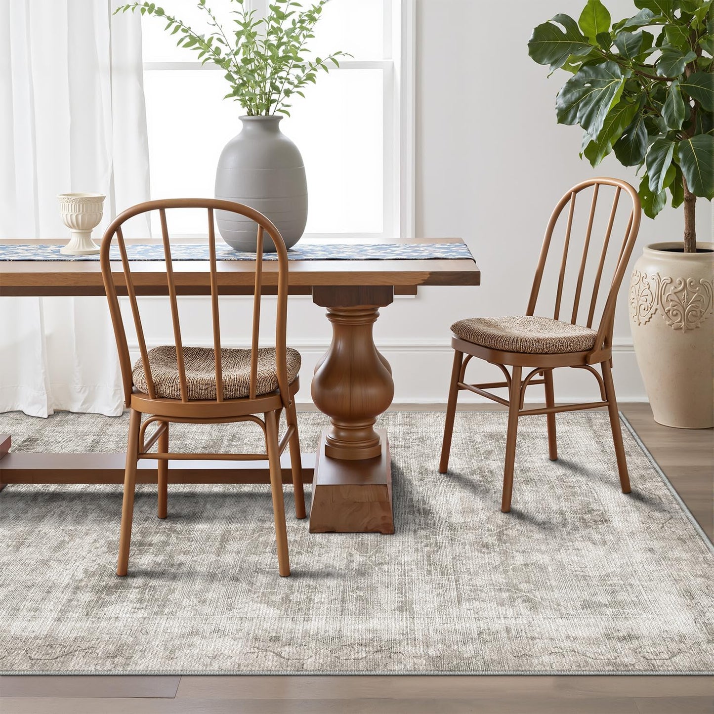 Area Rug Traditional Vintage Series Moon Dusk