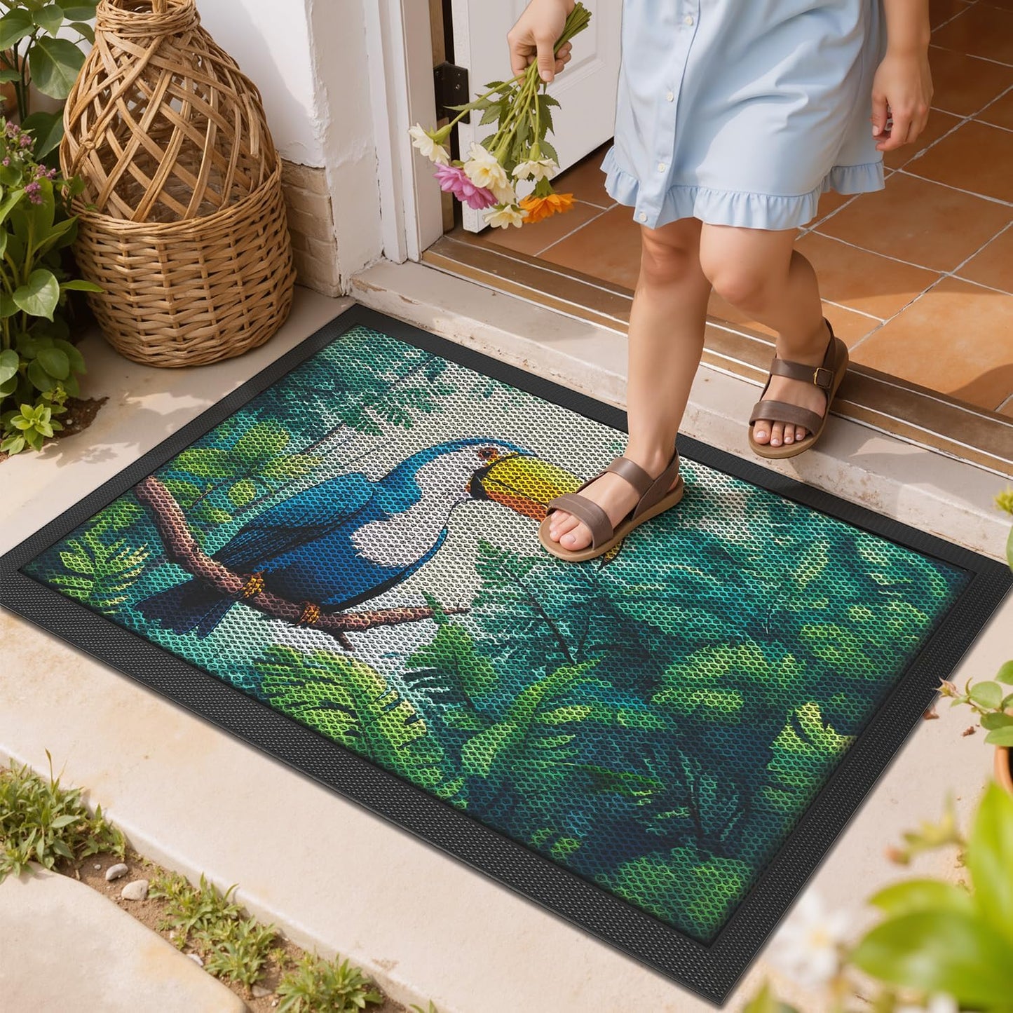 Door Mat, Entrance Mat, Nature Reflecting Series