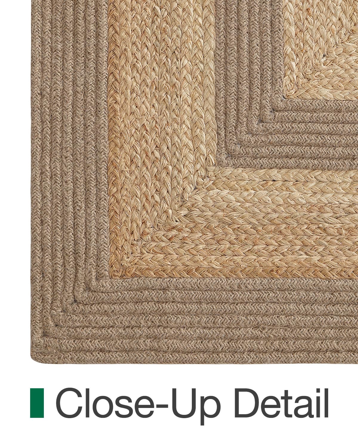 Jute Runner Rug, Natural Braided Woven Rugs, Jute Scape Series
