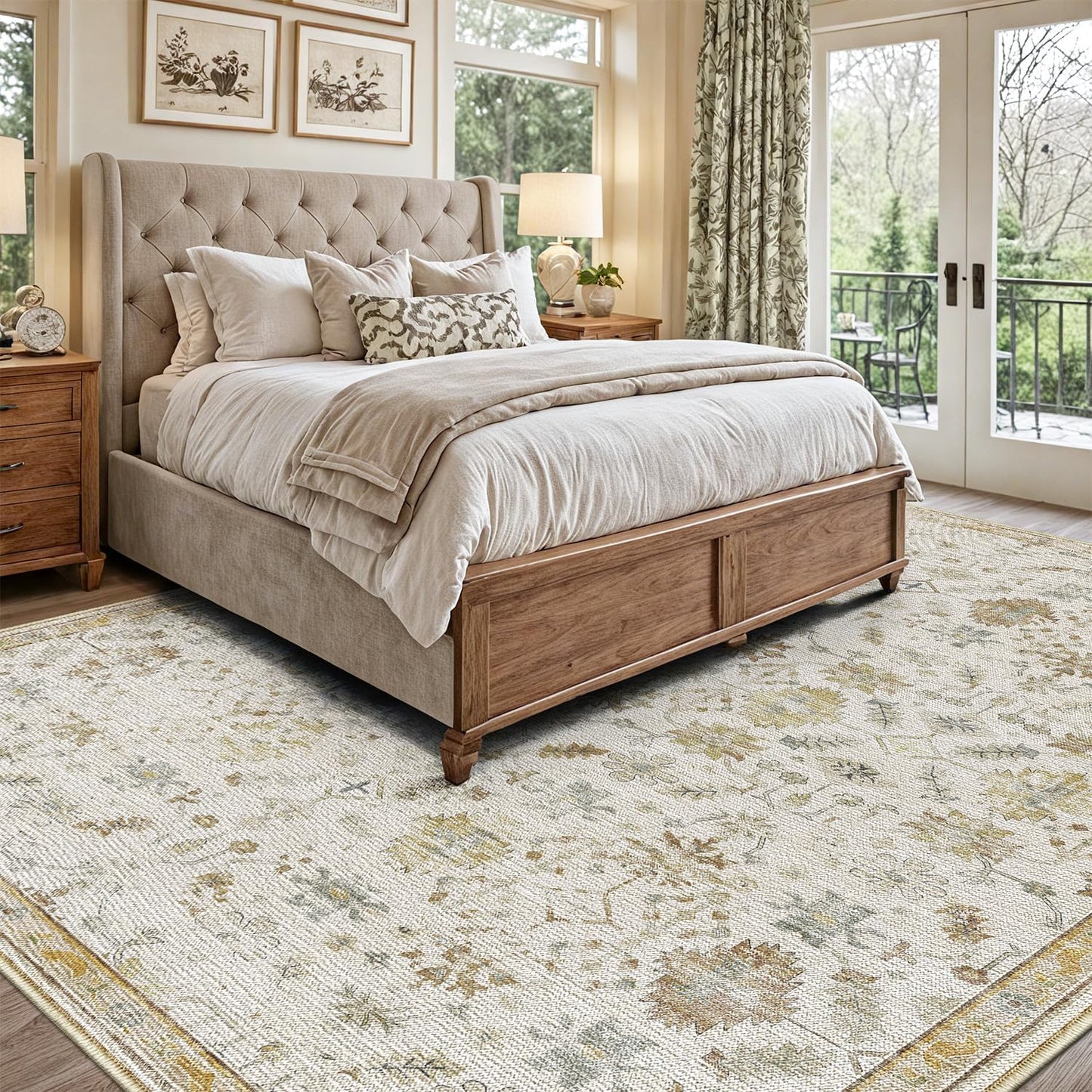 Area Rug Traditional Vintage Series Carefree Soul