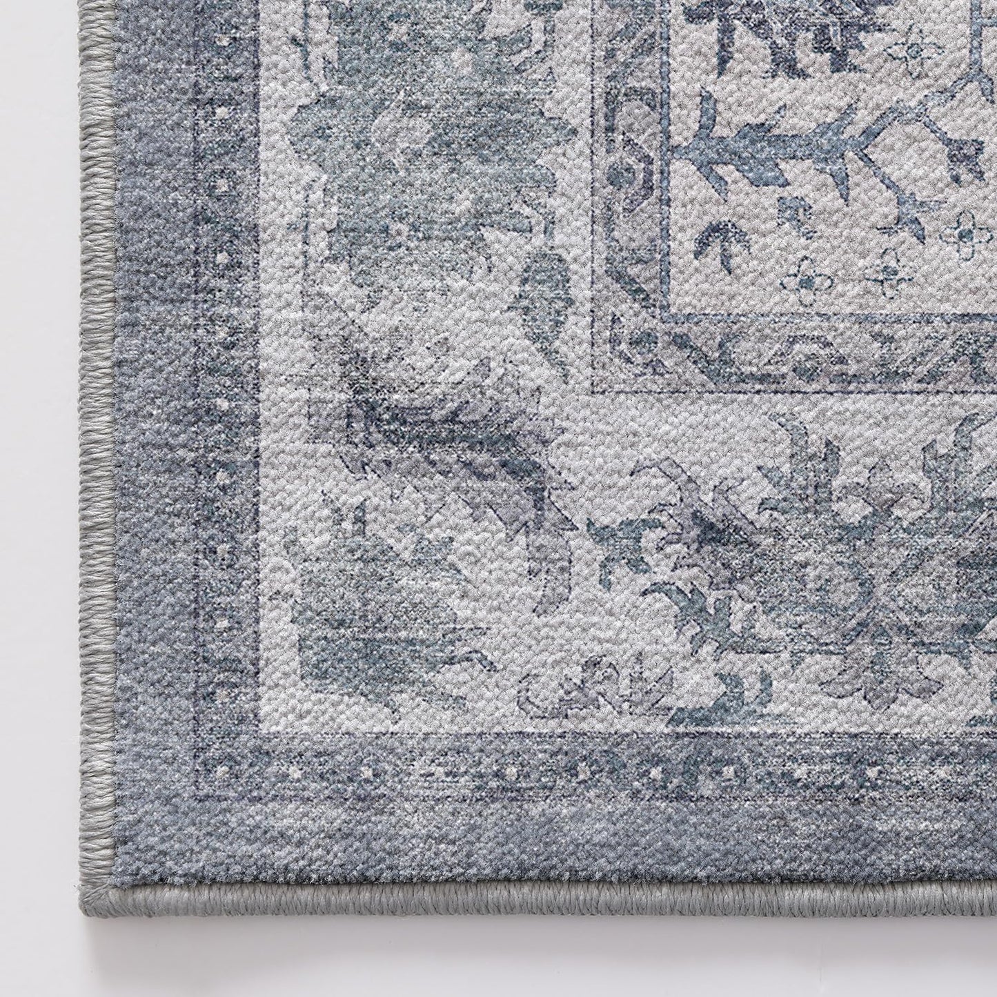 LUMI Washable Area Rug for Living Room Bedroom, Ultra Thin & Easy Clean