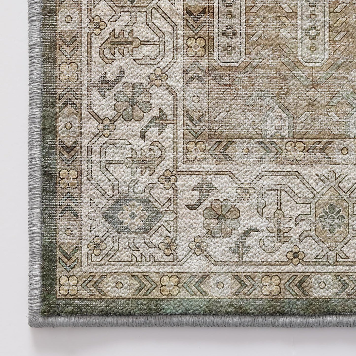 Area Rug Traditional Vintage Series Retro Meadow