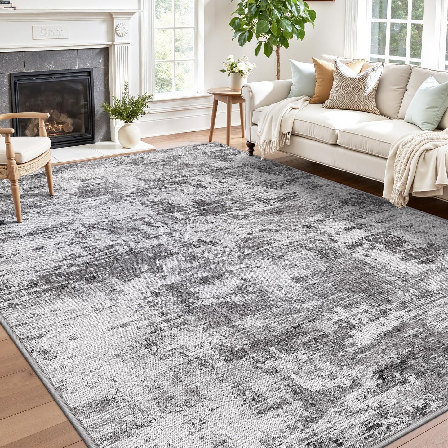 Area Rug Traditional Vintage Series Concrete Dream