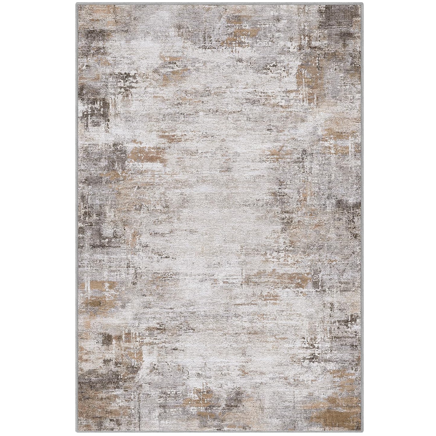 LUMI Washable Area Rug for Living Room Bedroom, Ultra Thin & Easy Clean