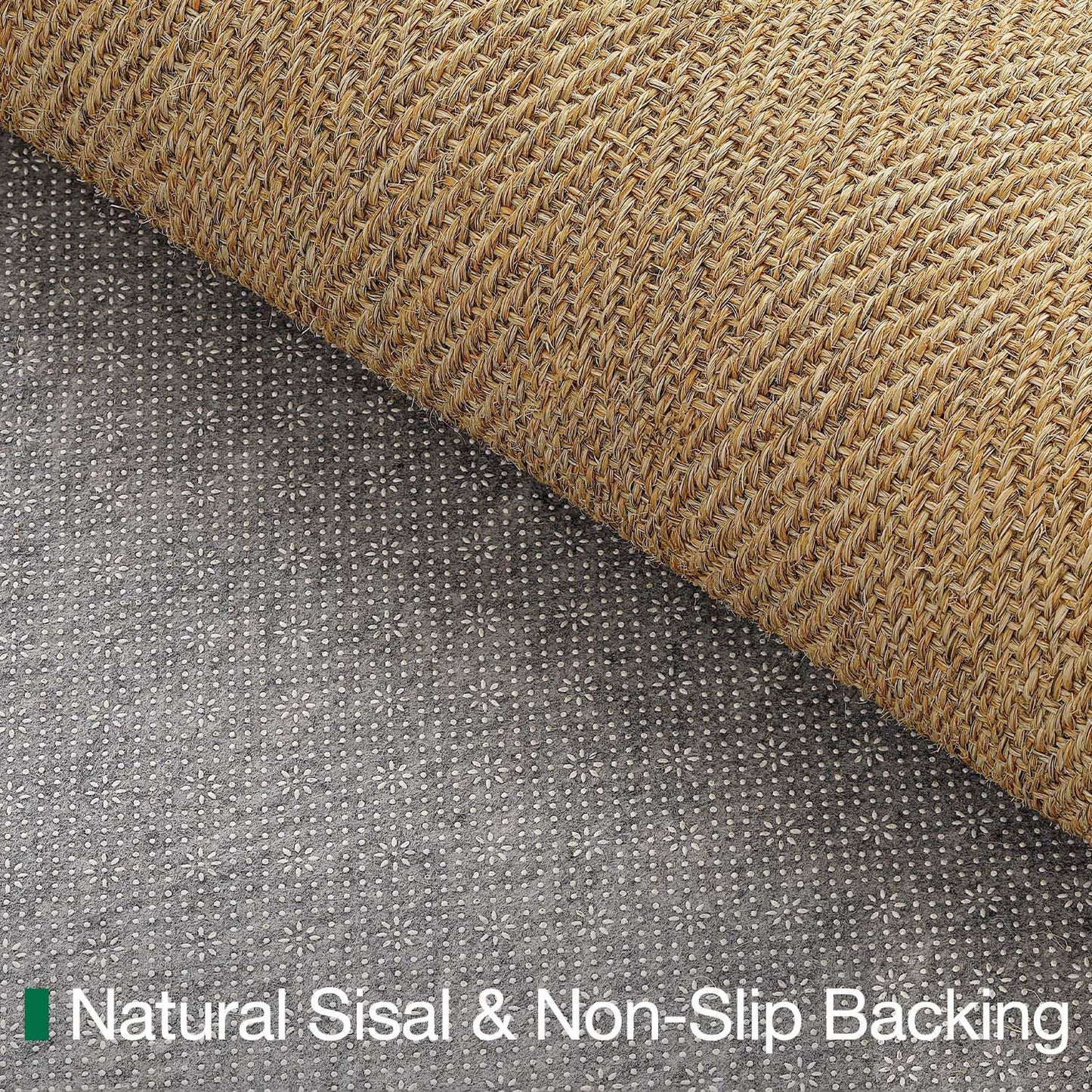 Handwoven Jute Door Mat, LUMI luxury Knit Jute Collection