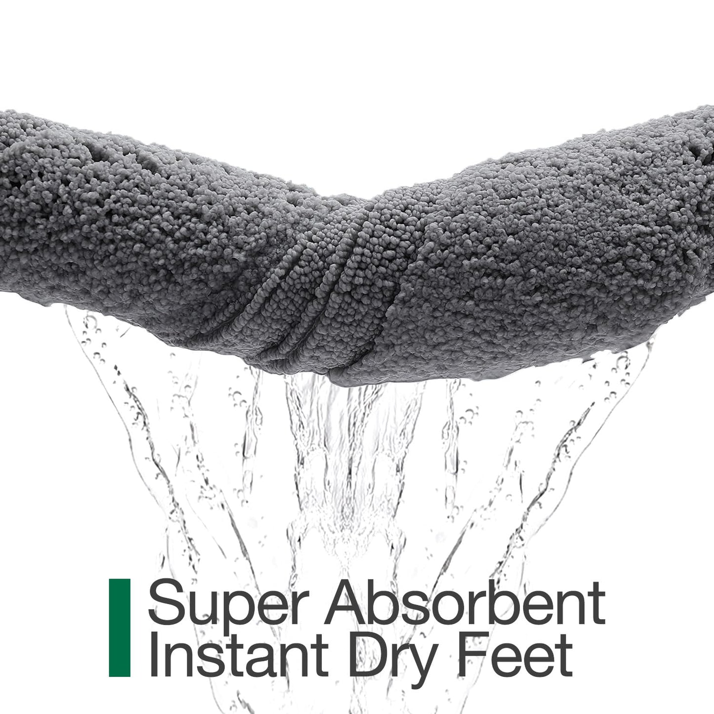 Ultra Soft Bathroom Rugs Poseidon Series