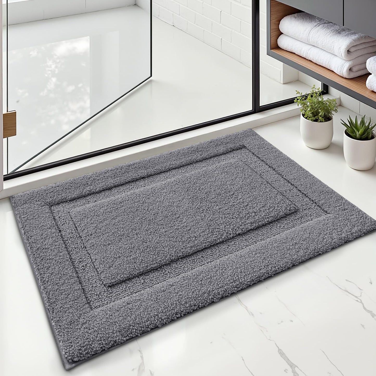 Ultra Soft Bathroom Rugs Poseidon Series