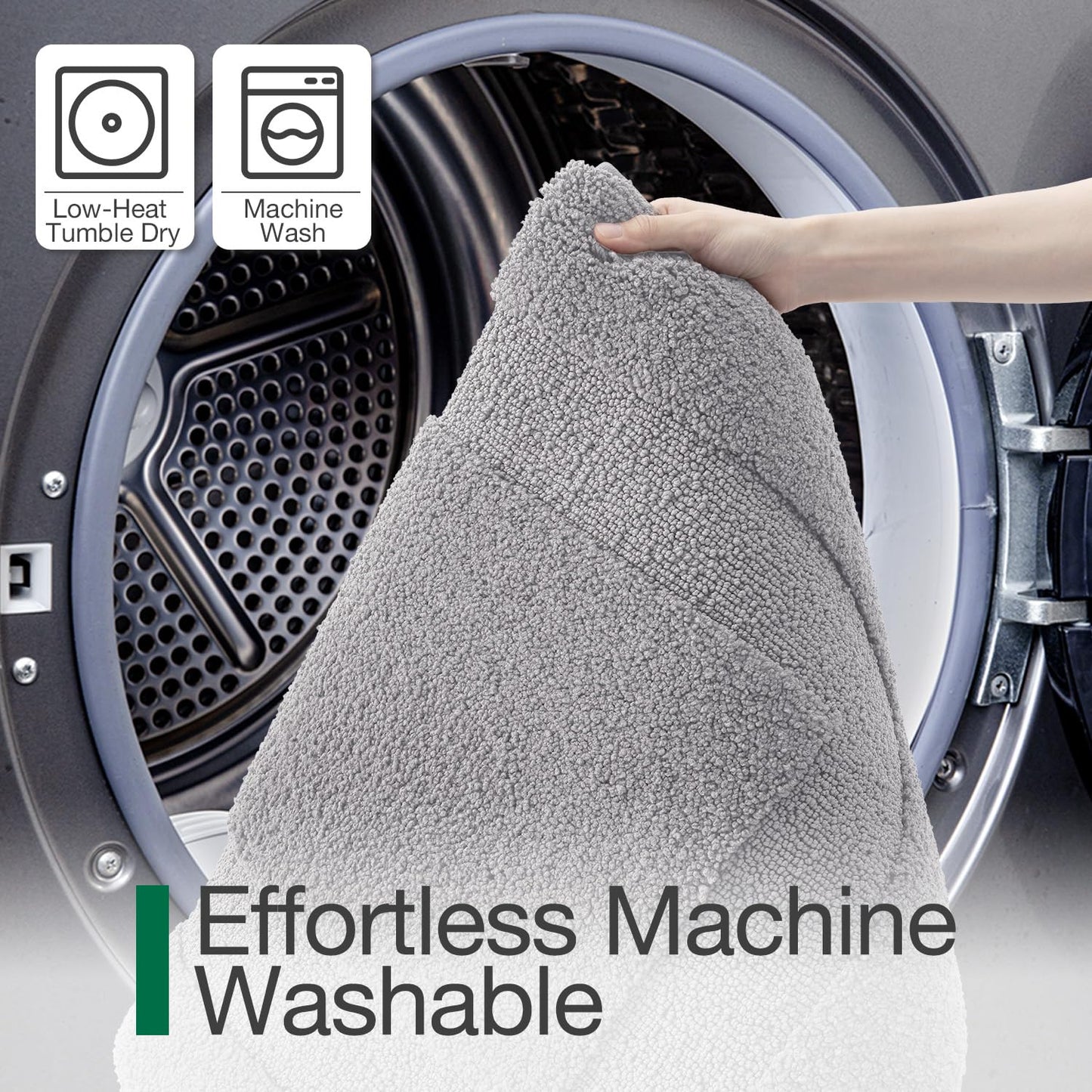 Ultra Soft Bathroom Rugs Poseidon Series